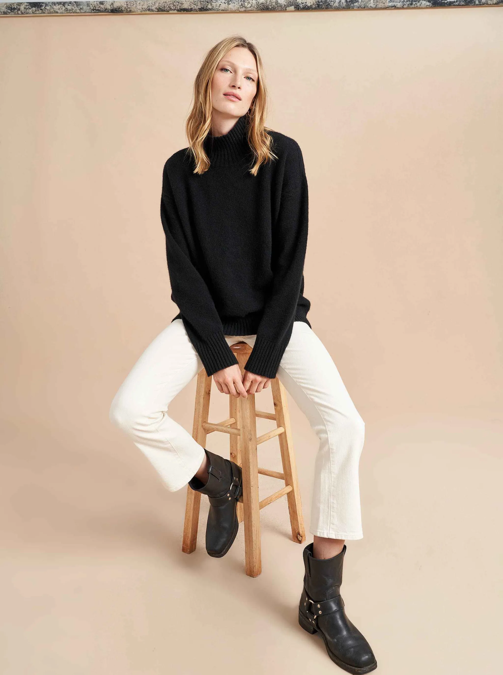 La Ligne Turtlenecks*Val Turtleneck Black