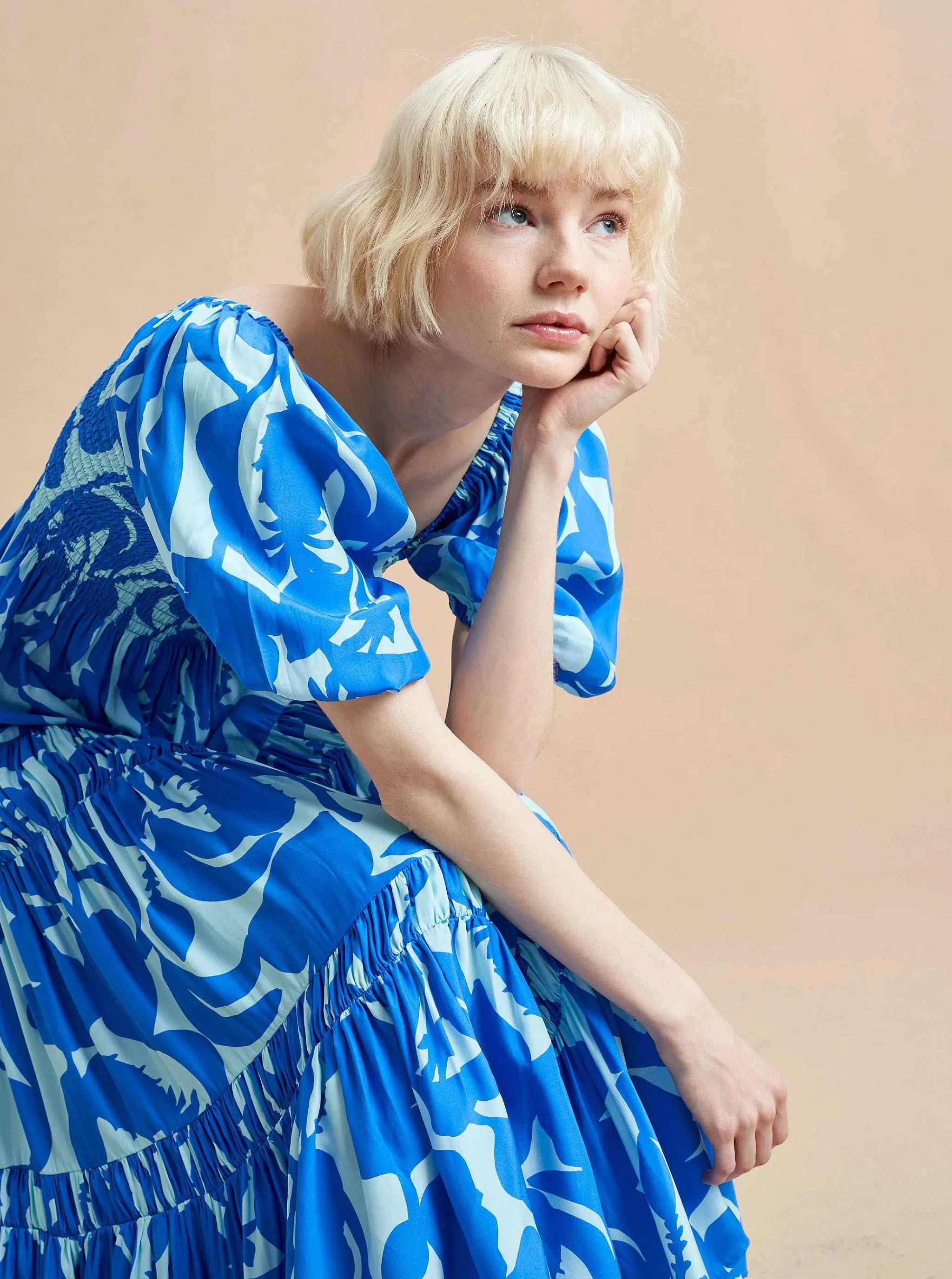 La Ligne Maxi Dresses*Pyper Dress Pale Blue