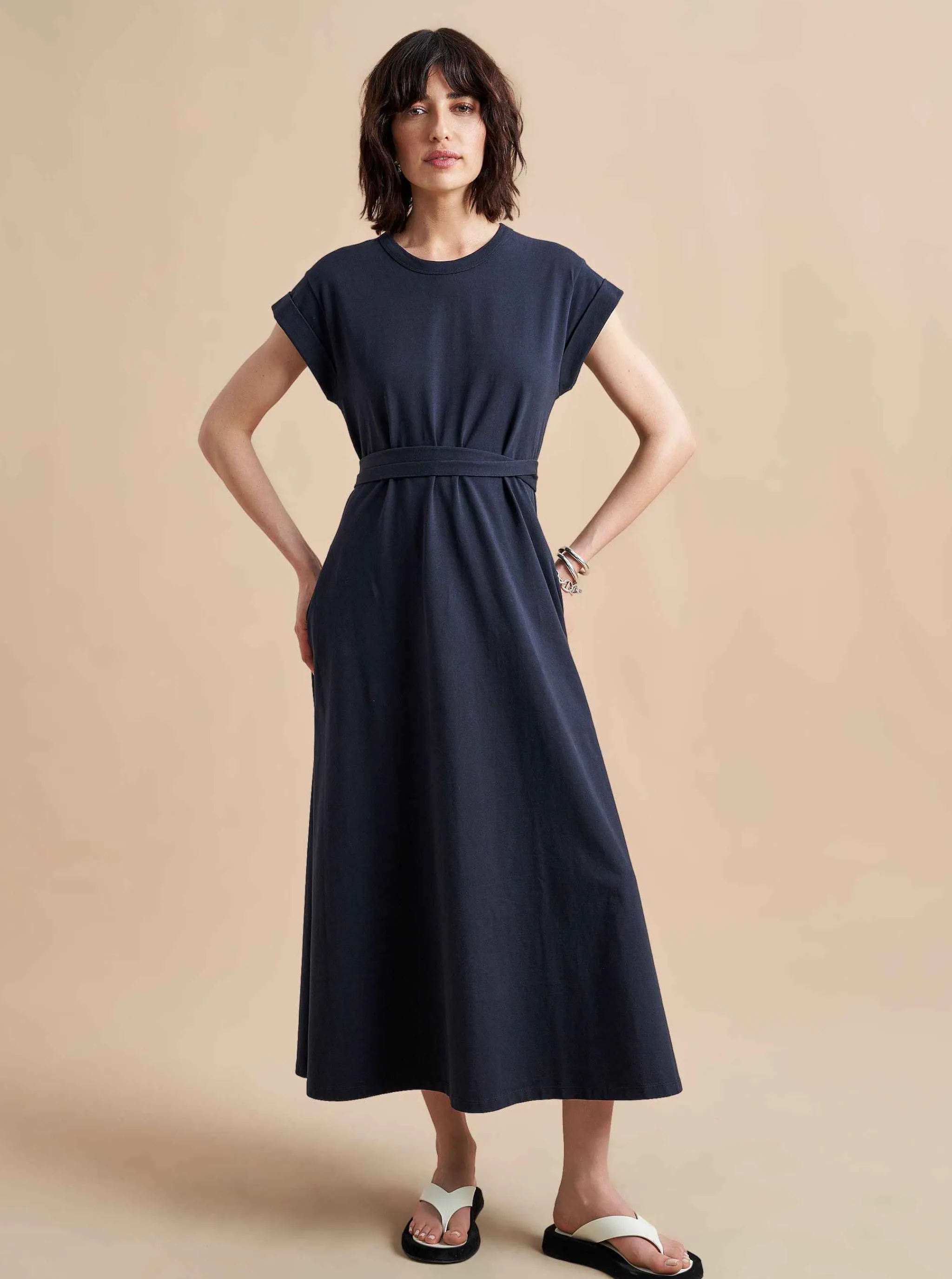 La Ligne Midi Dresses*Andie Dress Navy