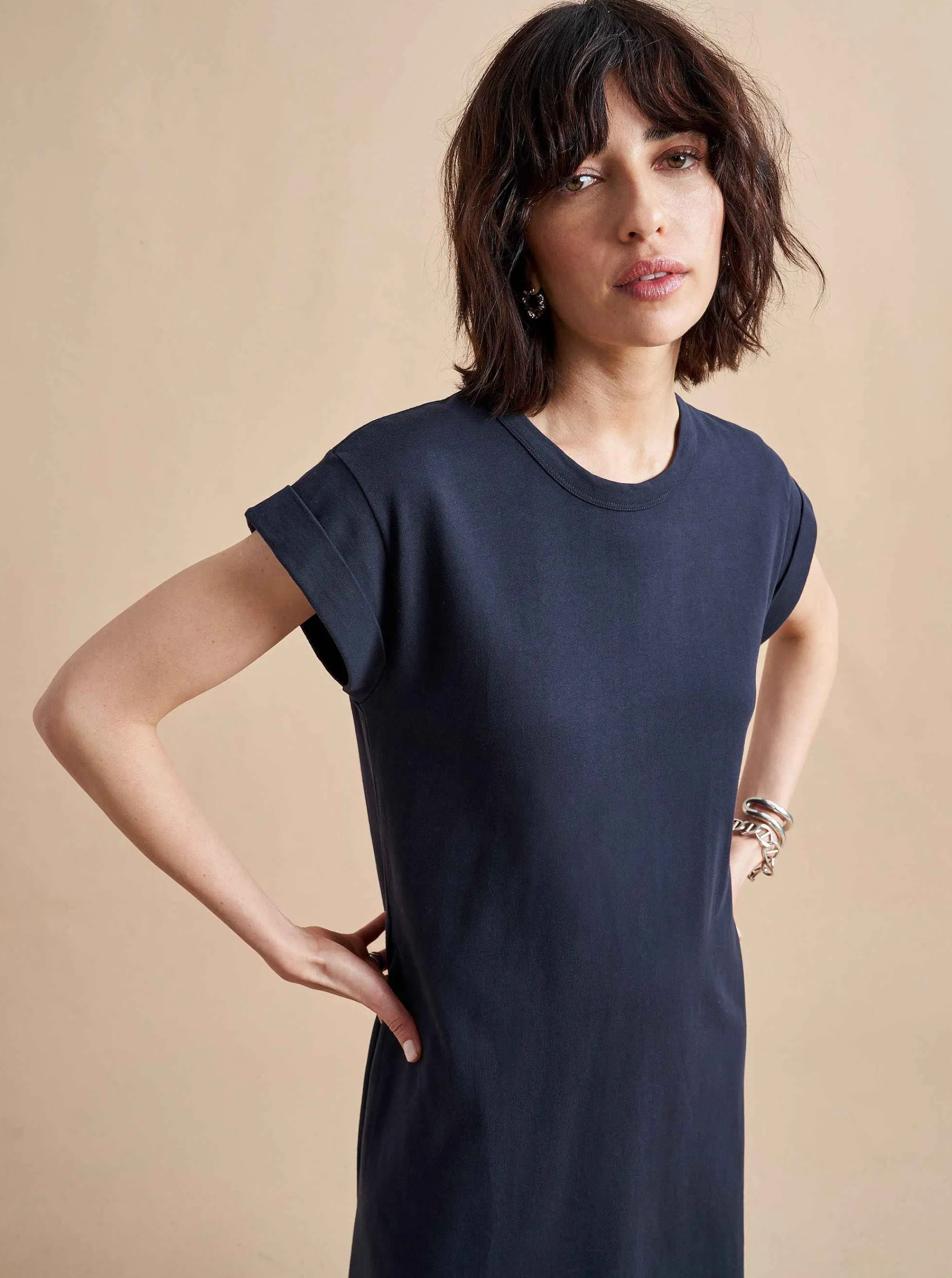 La Ligne Midi Dresses*Andie Dress Navy