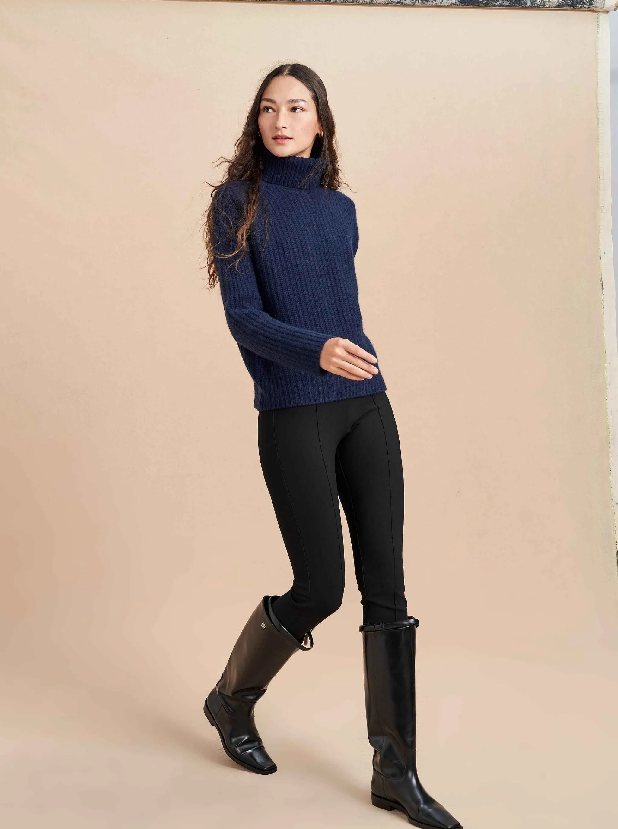 La Ligne Turtlenecks*Toujours Turtleneck Navy