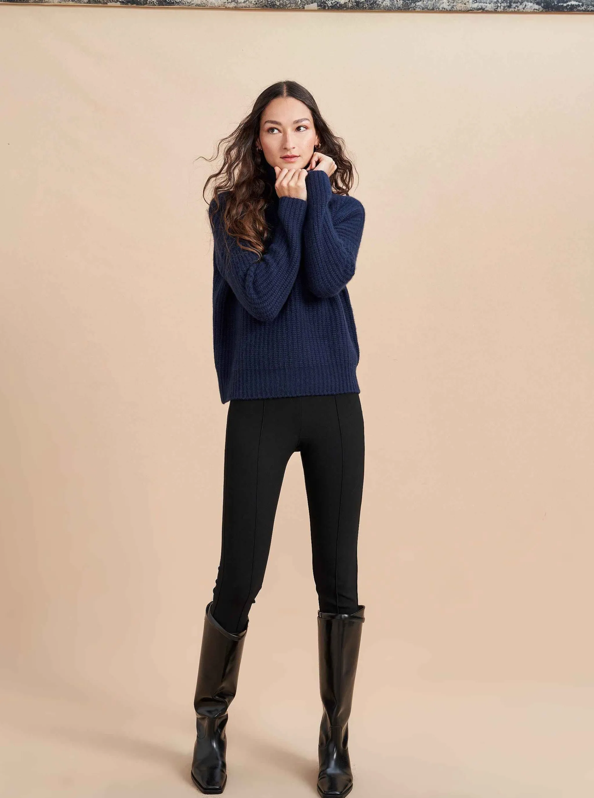 La Ligne Turtlenecks*Toujours Turtleneck Navy