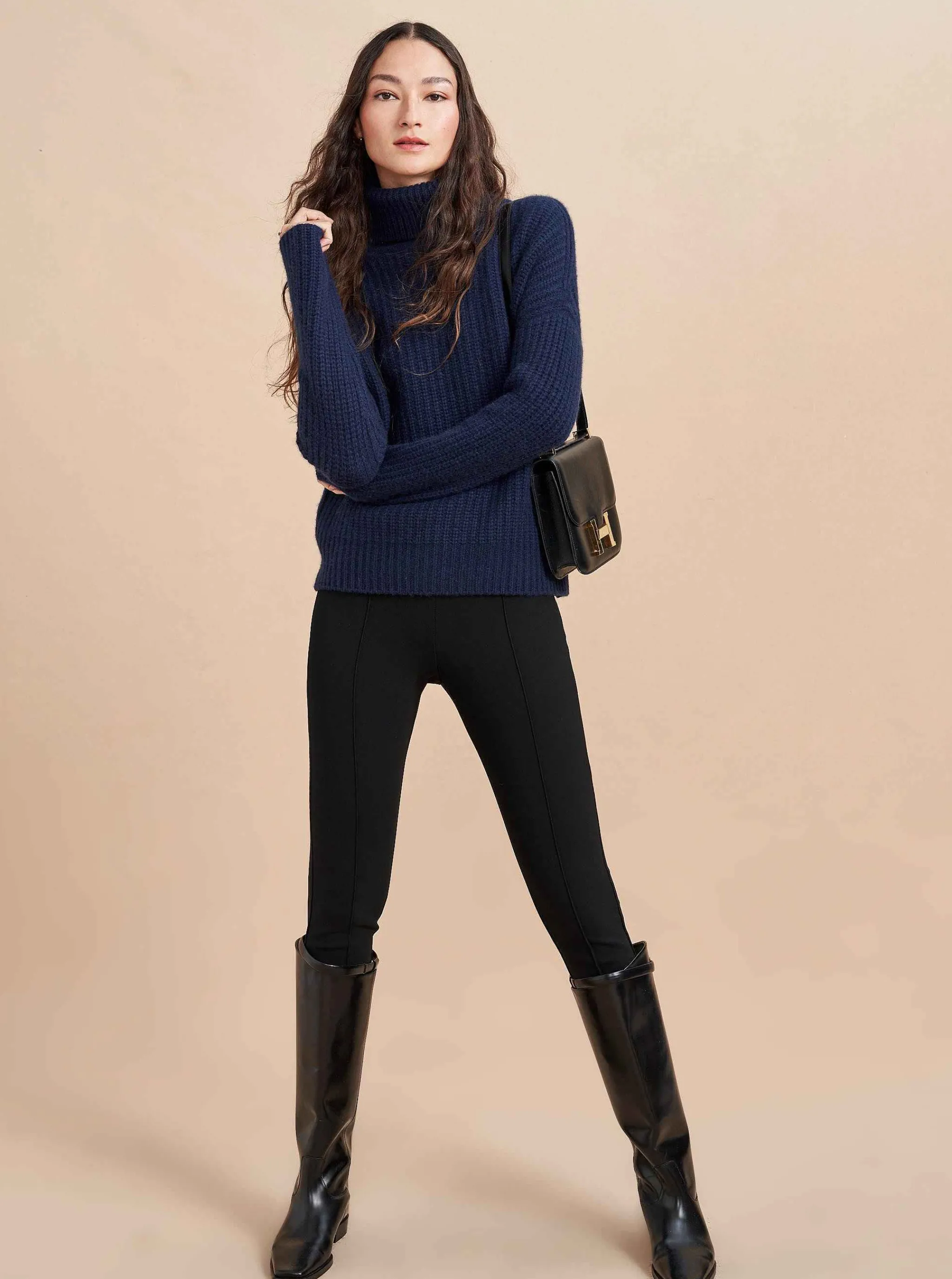 La Ligne Turtlenecks*Toujours Turtleneck Navy