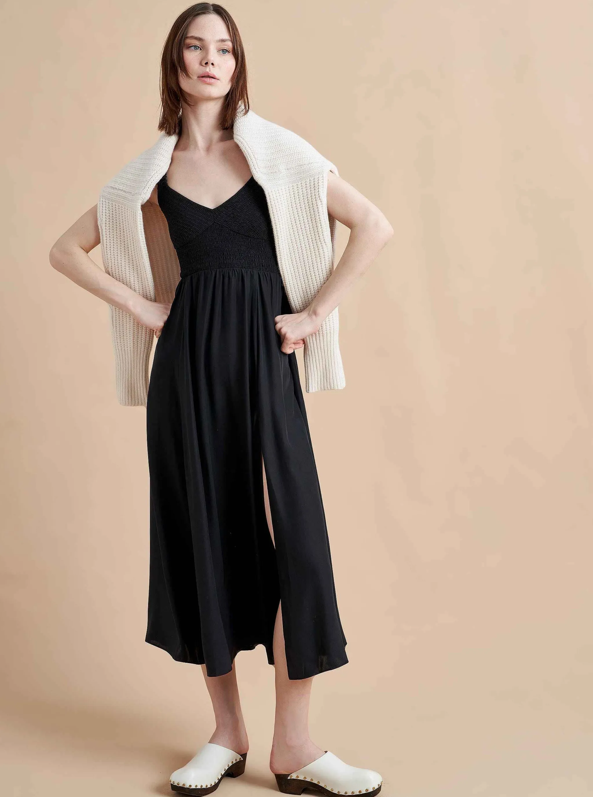La Ligne Midi Dresses*Sarah Dress Black