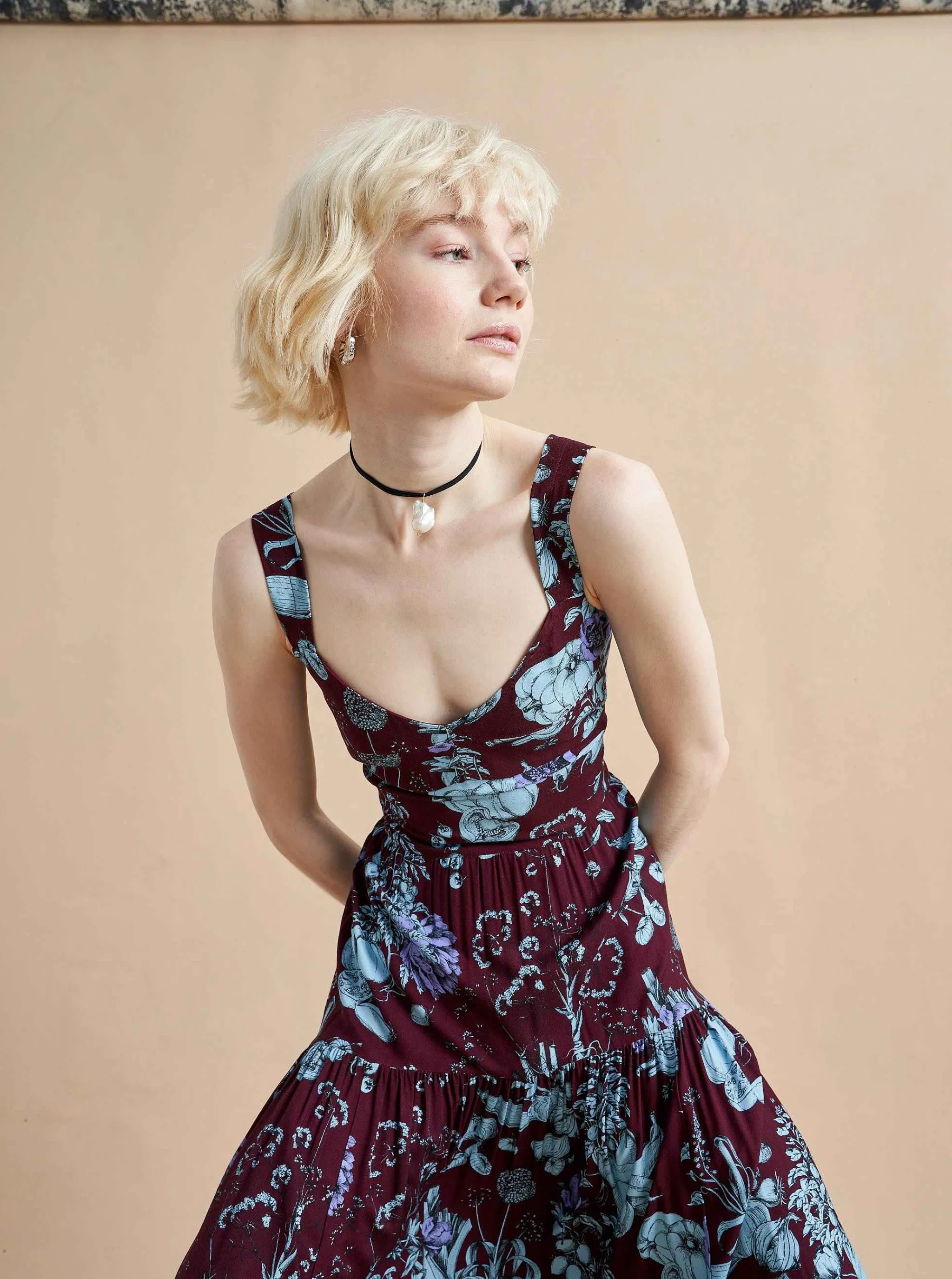 La Ligne Maxi Dresses*Laura Lee Dress Burgundy Toile