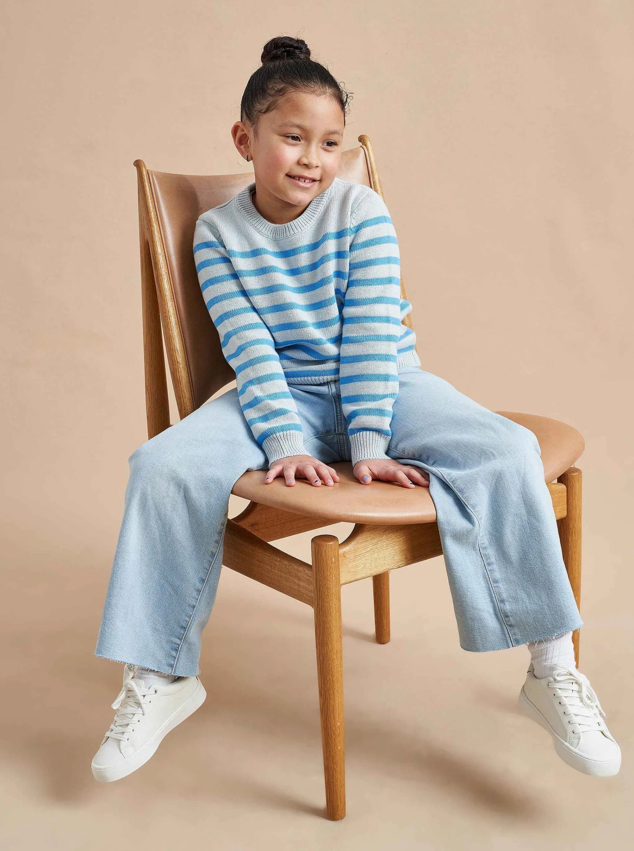 La Ligne Kids*Marini Sweater Pale Blue