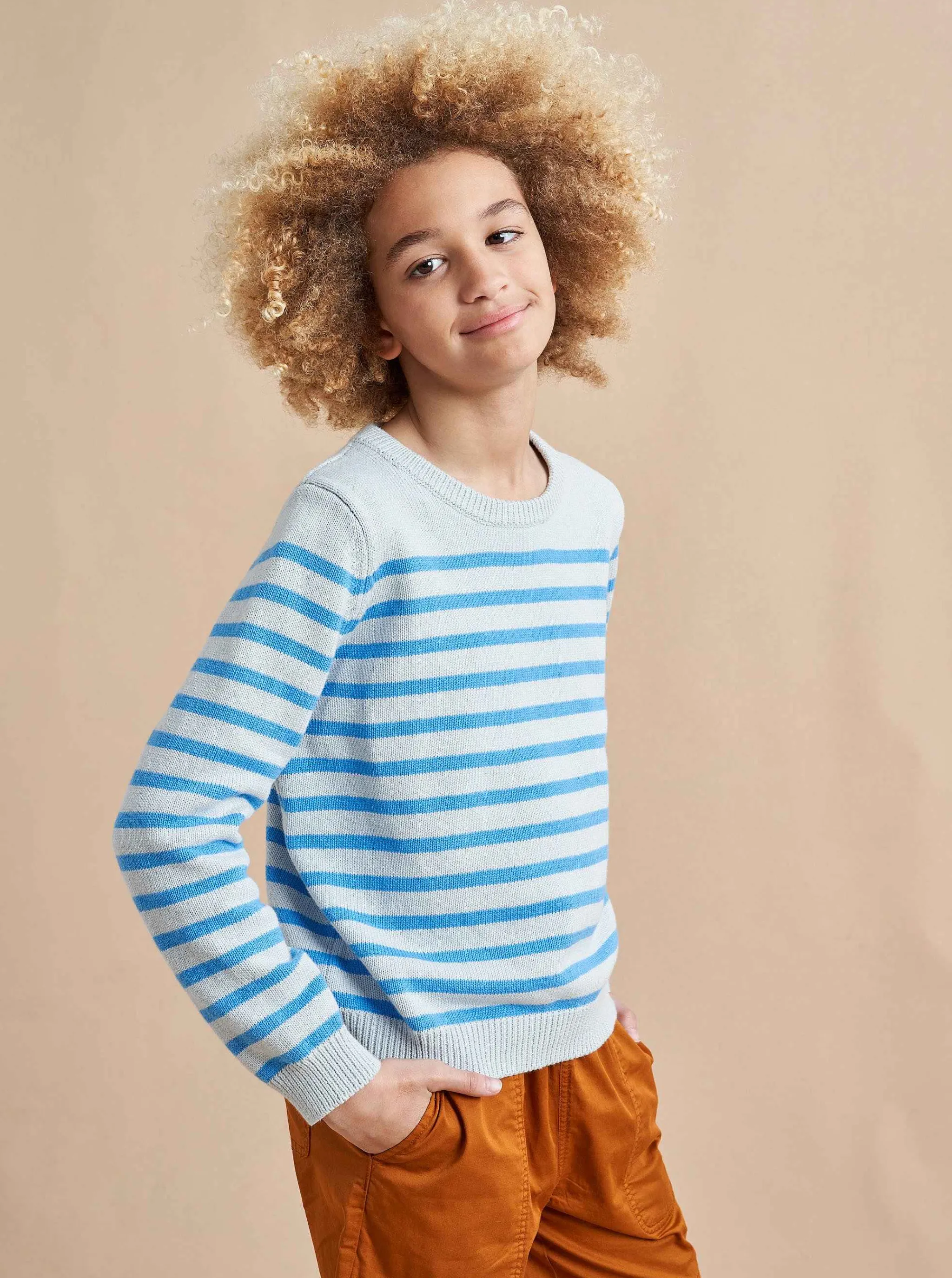La Ligne Kids*Marini Sweater Pale Blue