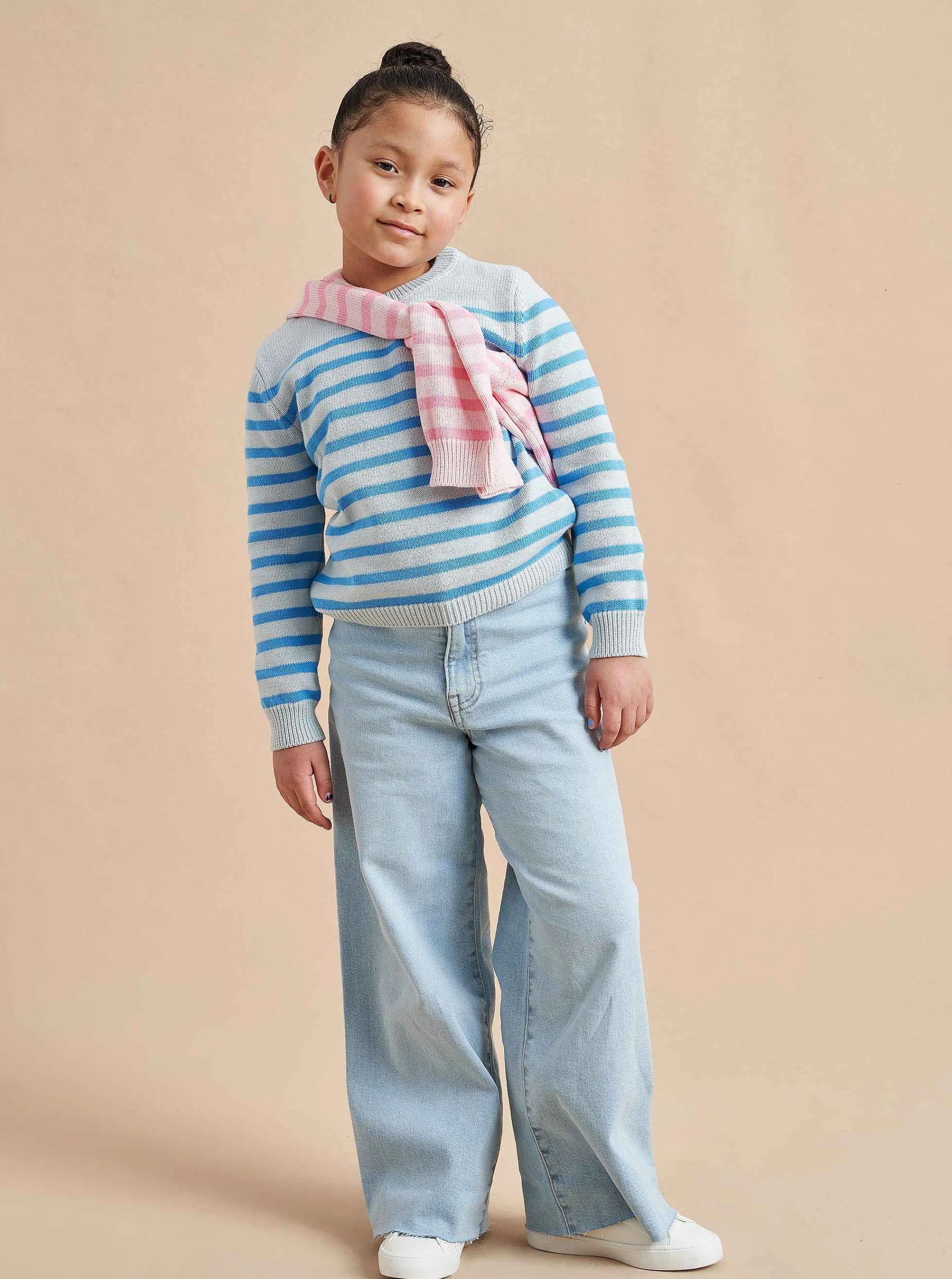 La Ligne Kids*Marini Sweater Pale Blue