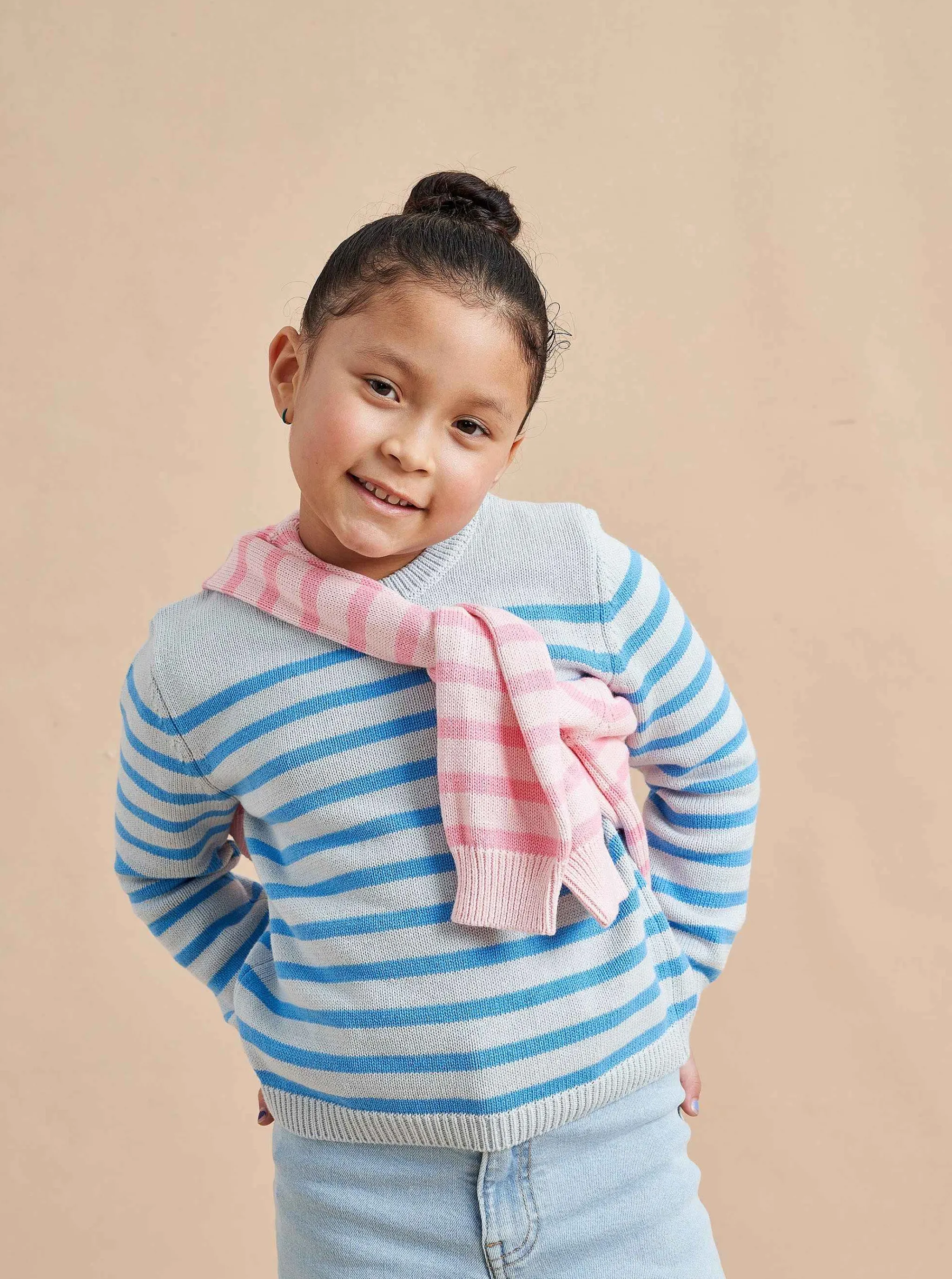 La Ligne Kids*Marini Sweater Pale Blue