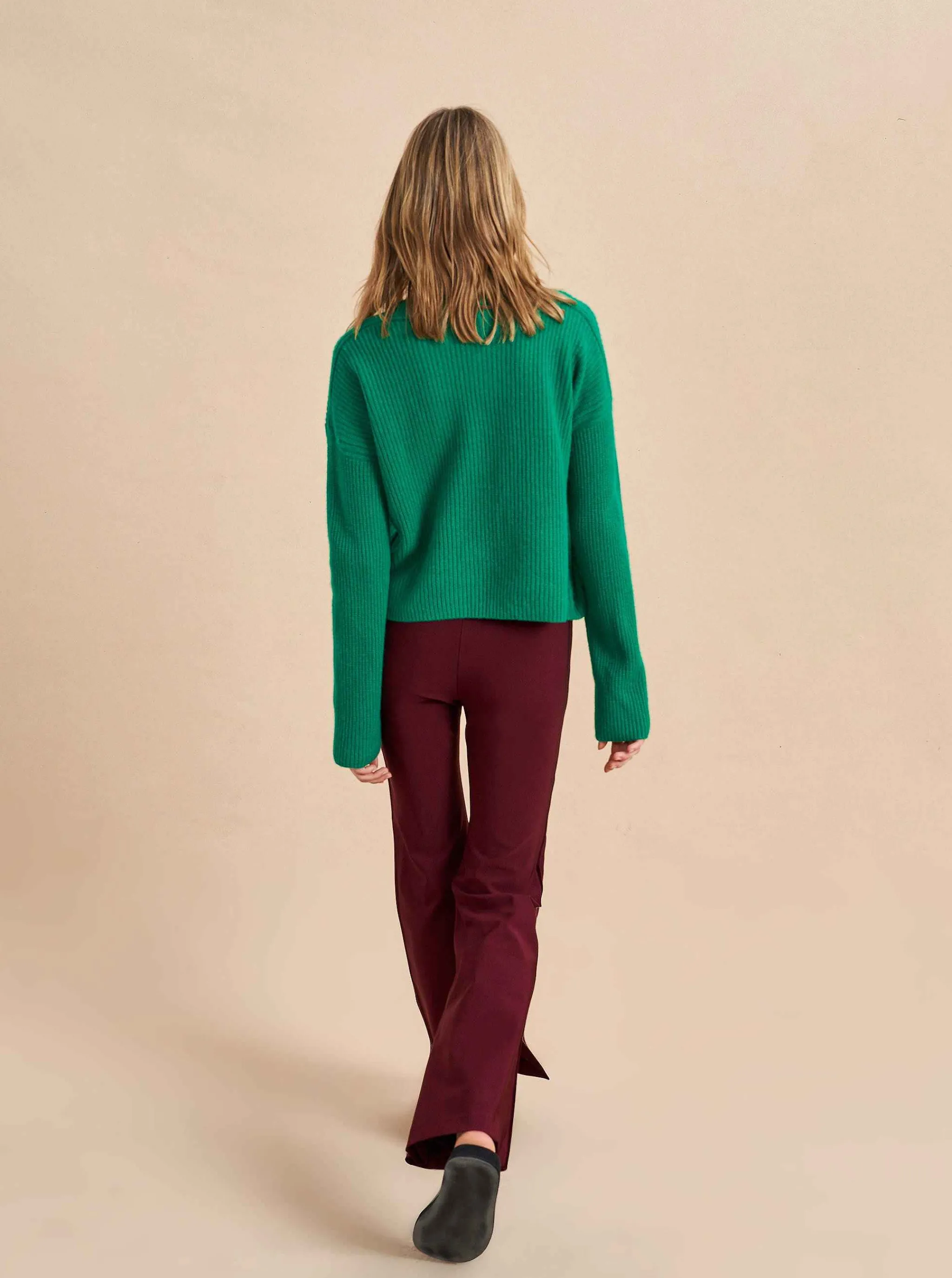 La Ligne Sweaters*Mini Toujours Sweater Kelly Green