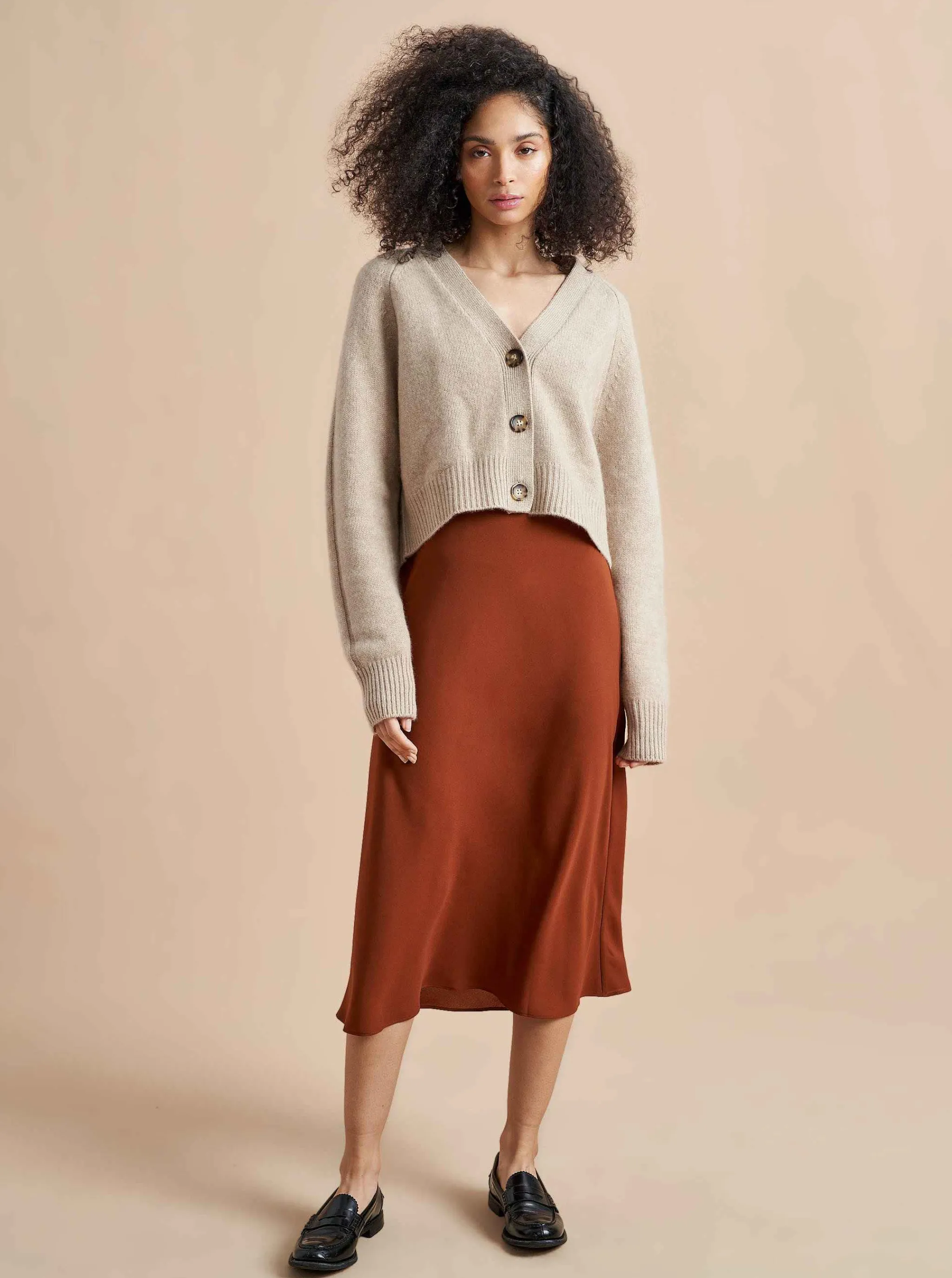 La Ligne Cardigans*Gaston Cardigan Tan