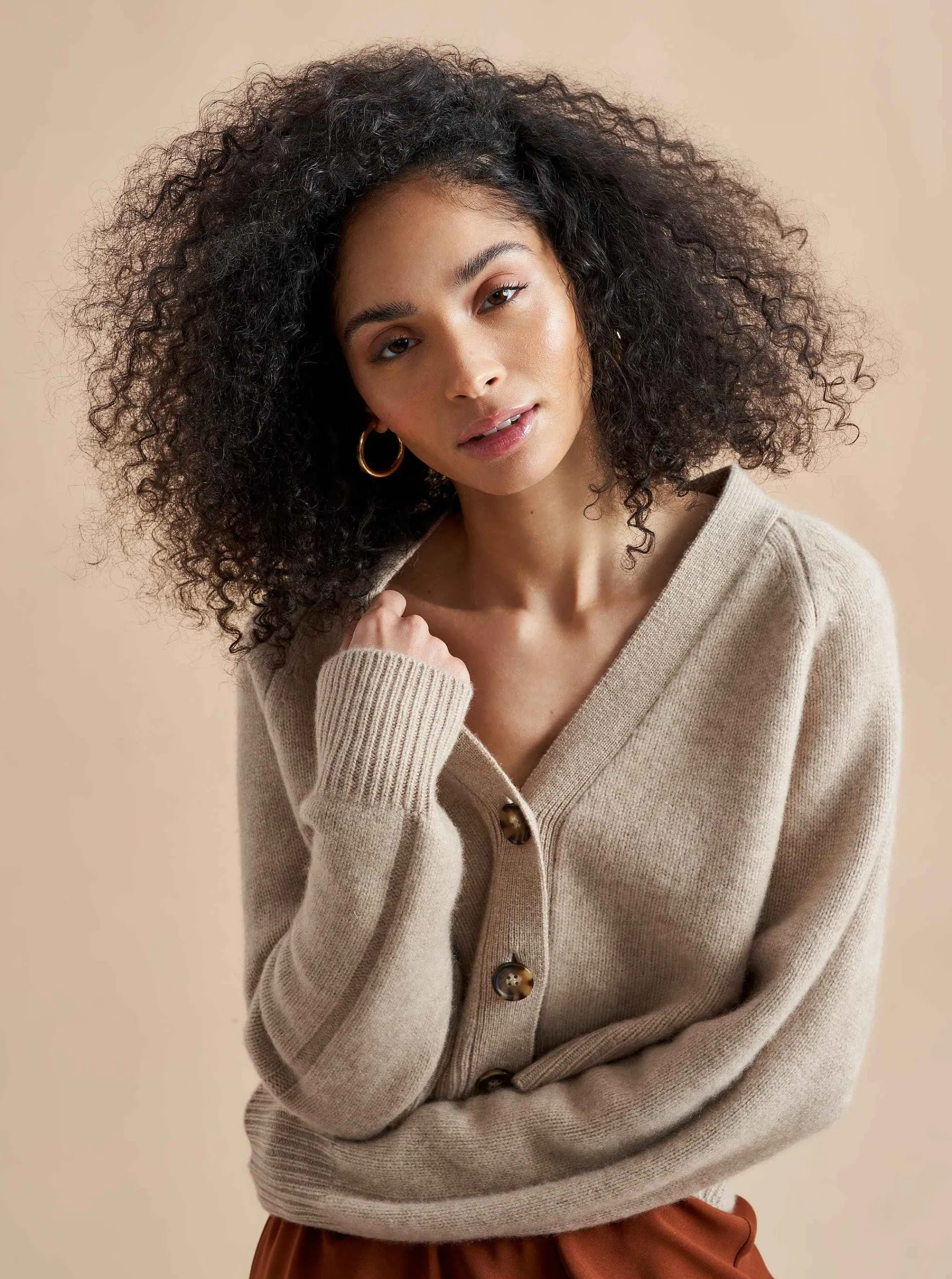 La Ligne Cardigans*Gaston Cardigan Tan