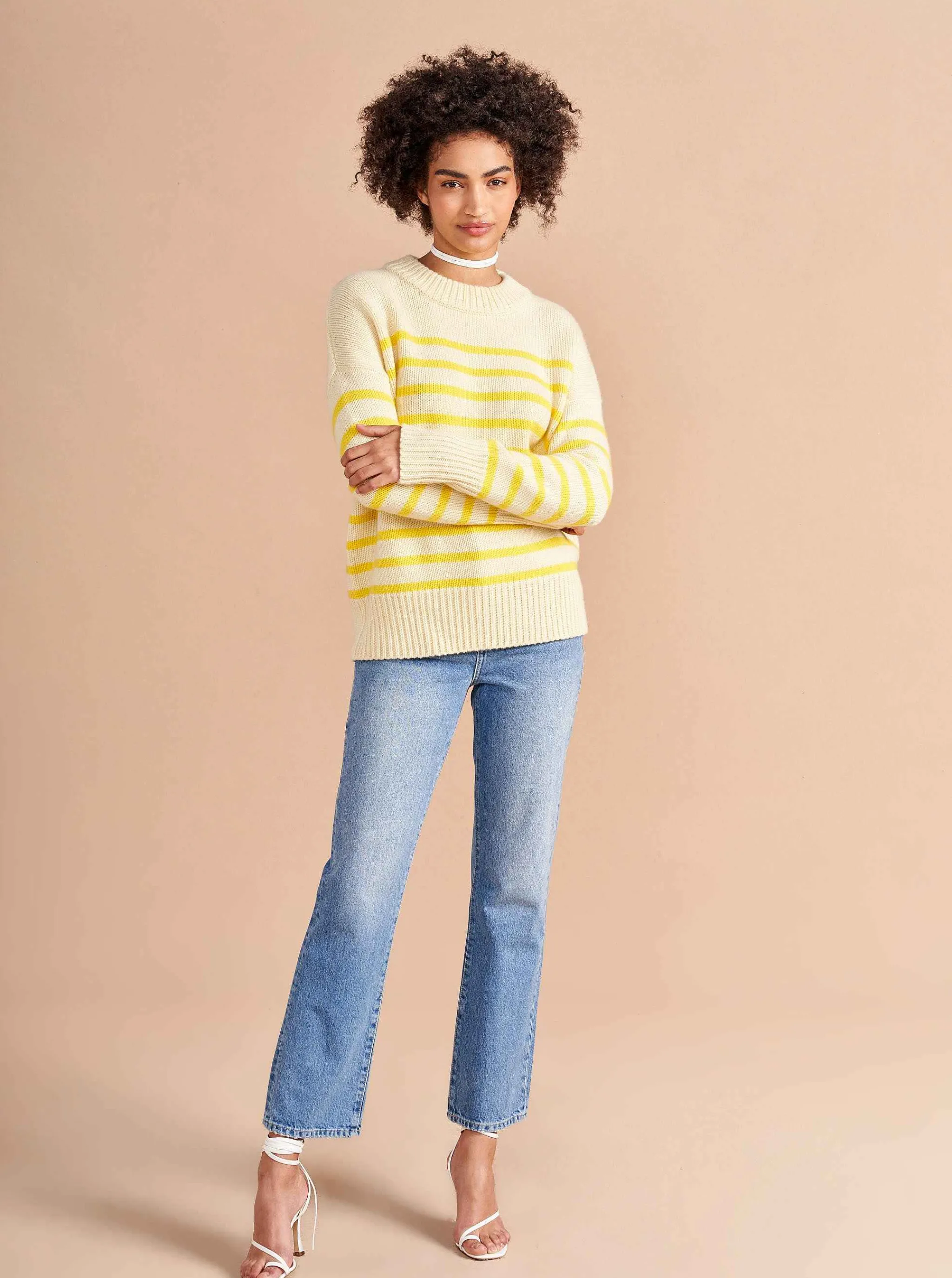 La Ligne Sweaters*Marin Sweater Butter/Lemon
