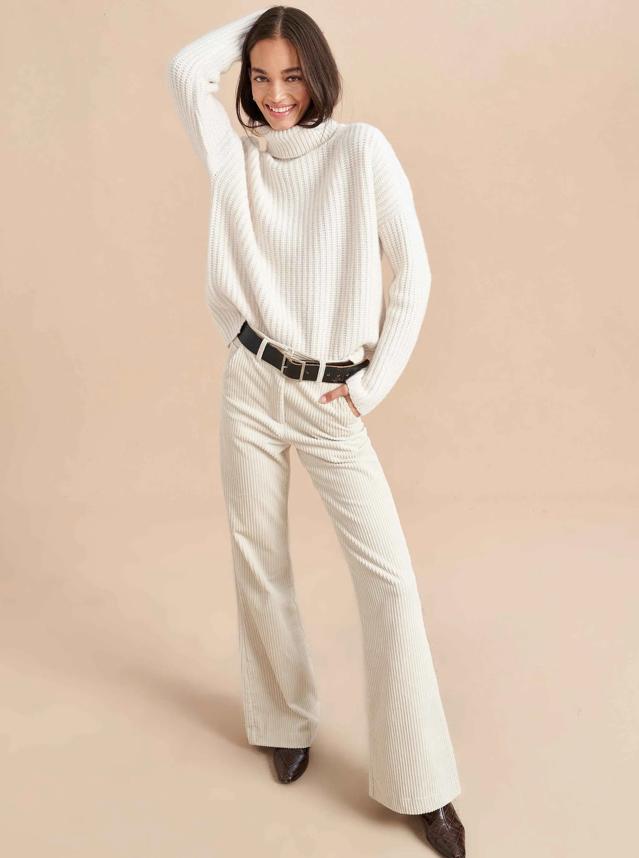 La Ligne Turtlenecks*Toujours Turtleneck Cream