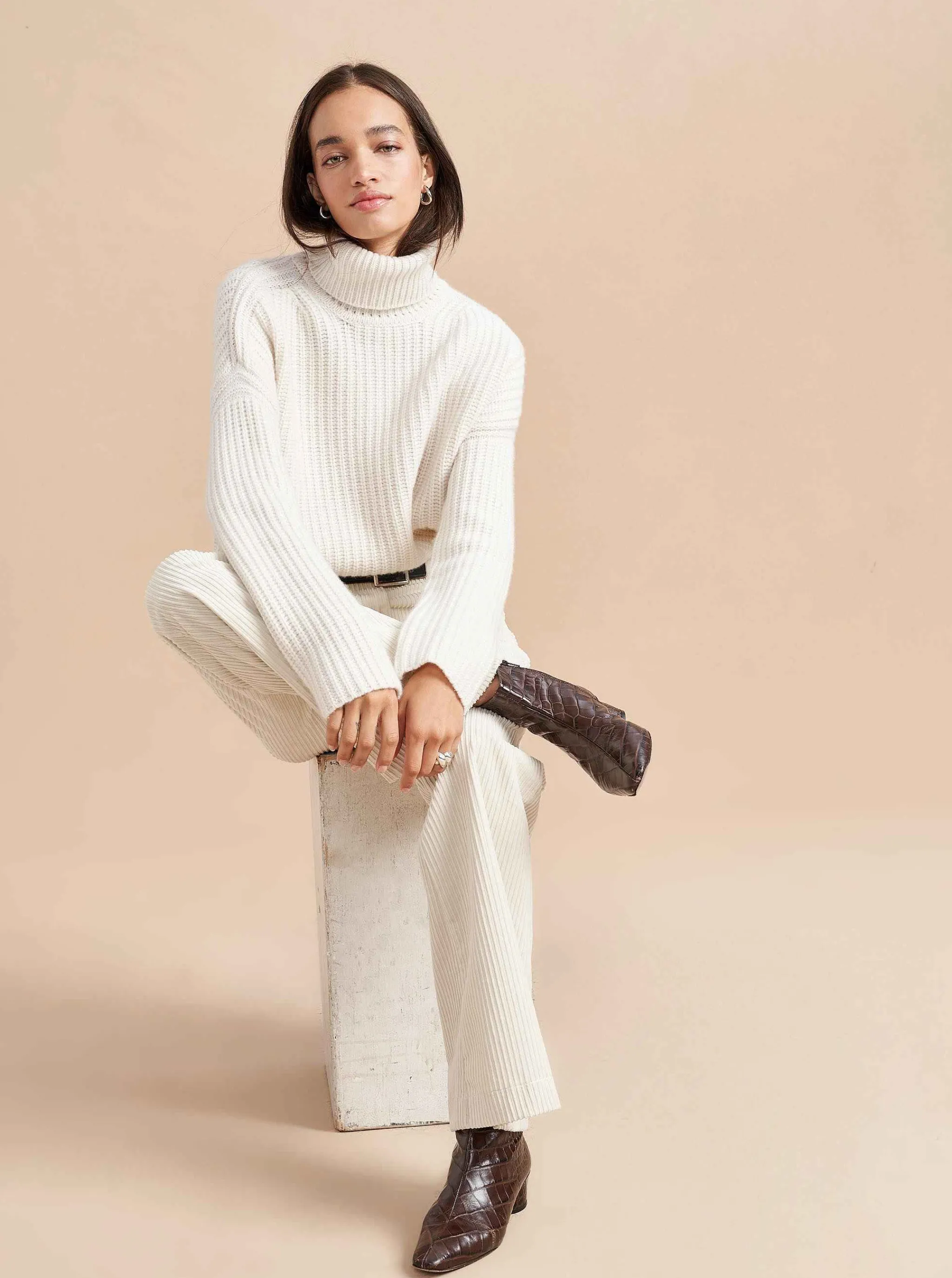 La Ligne Turtlenecks*Toujours Turtleneck Cream