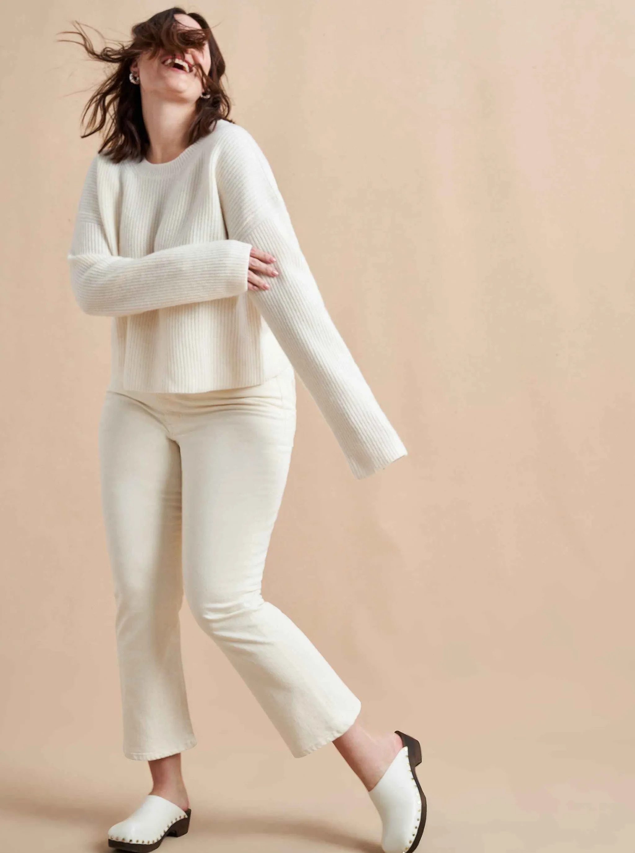 La Ligne Sweaters*Mini Toujours Sweater Cream