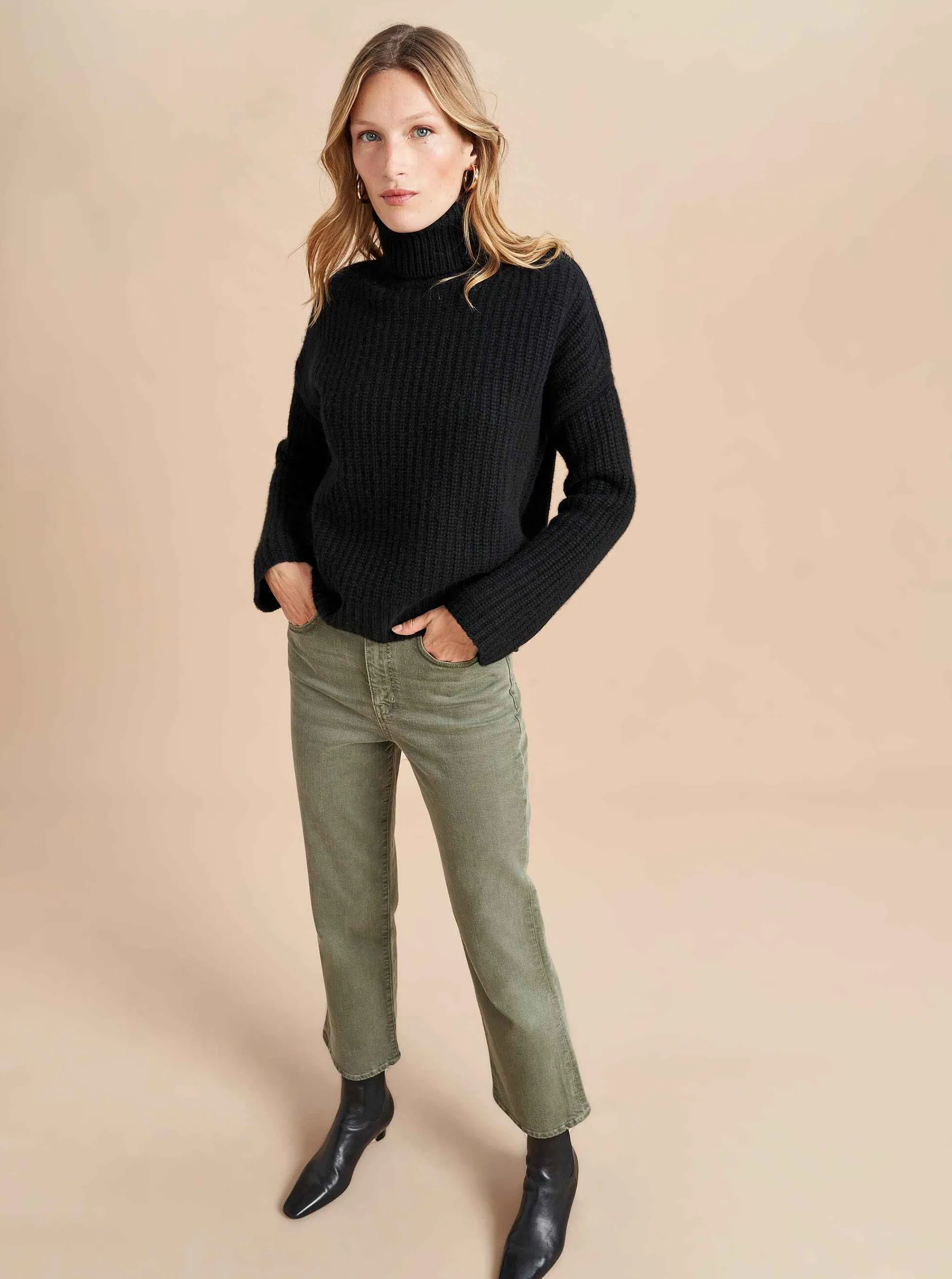 La Ligne Turtlenecks*Toujours Turtleneck Black