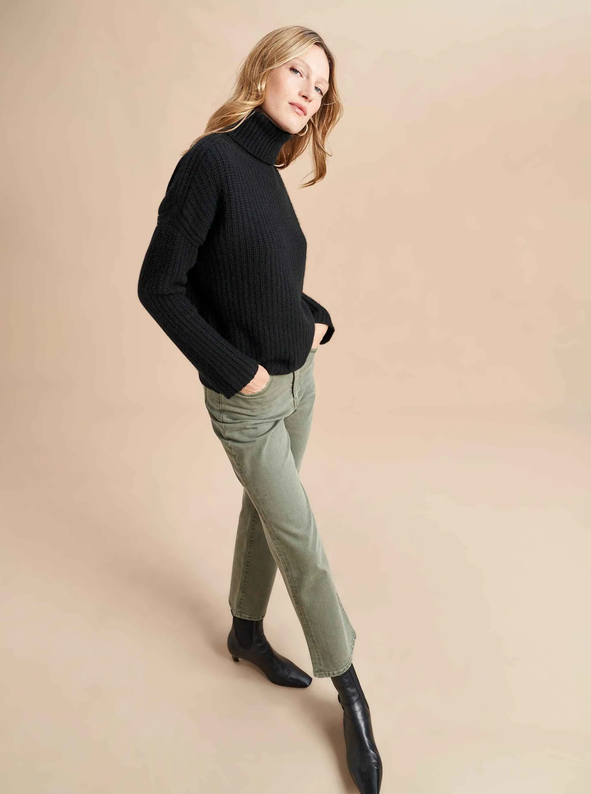 La Ligne Turtlenecks*Toujours Turtleneck Black