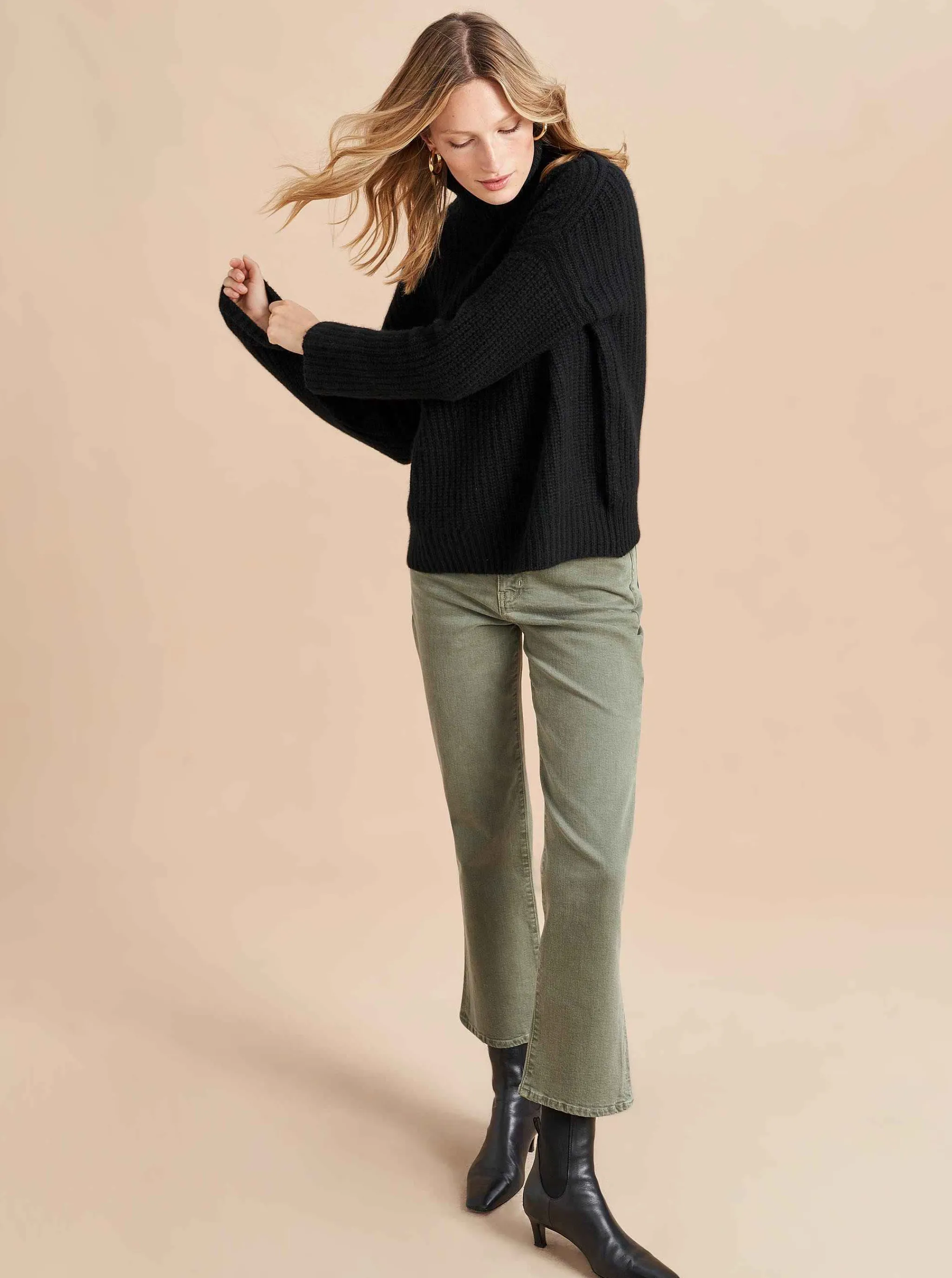 La Ligne Turtlenecks*Toujours Turtleneck Black