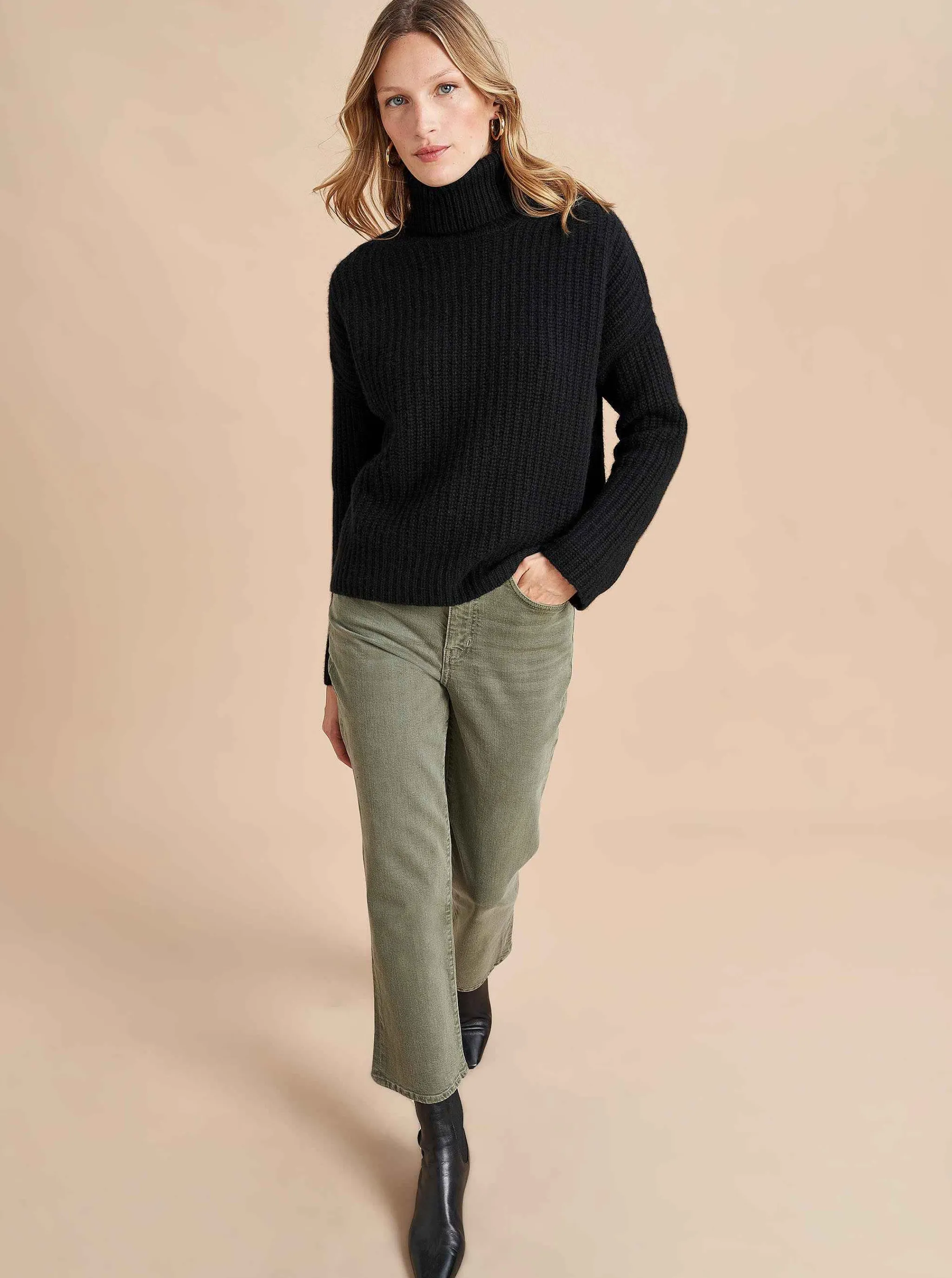 La Ligne Turtlenecks*Toujours Turtleneck Black