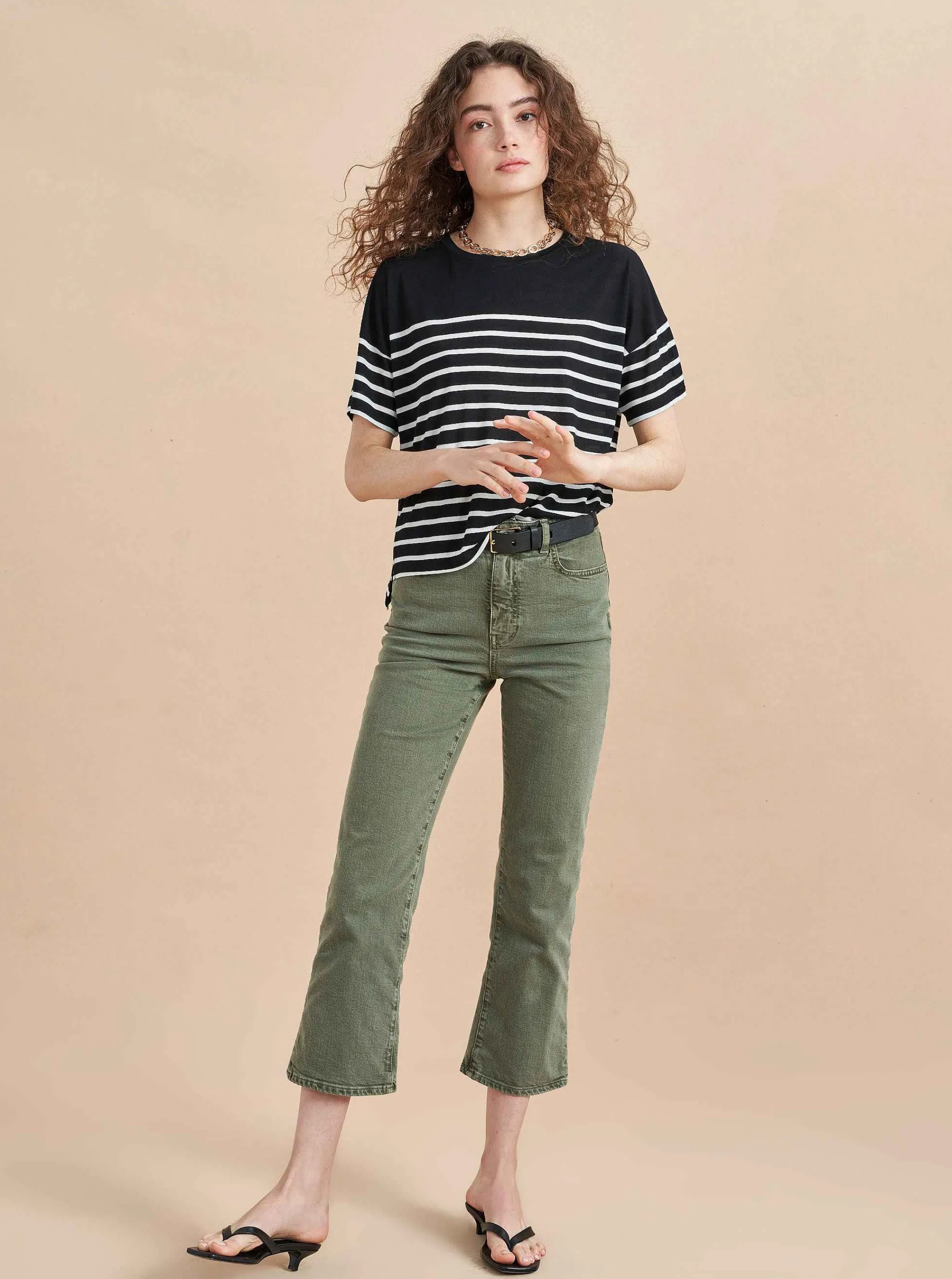 La Ligne Tees*Short Sleeve Teddy Tee