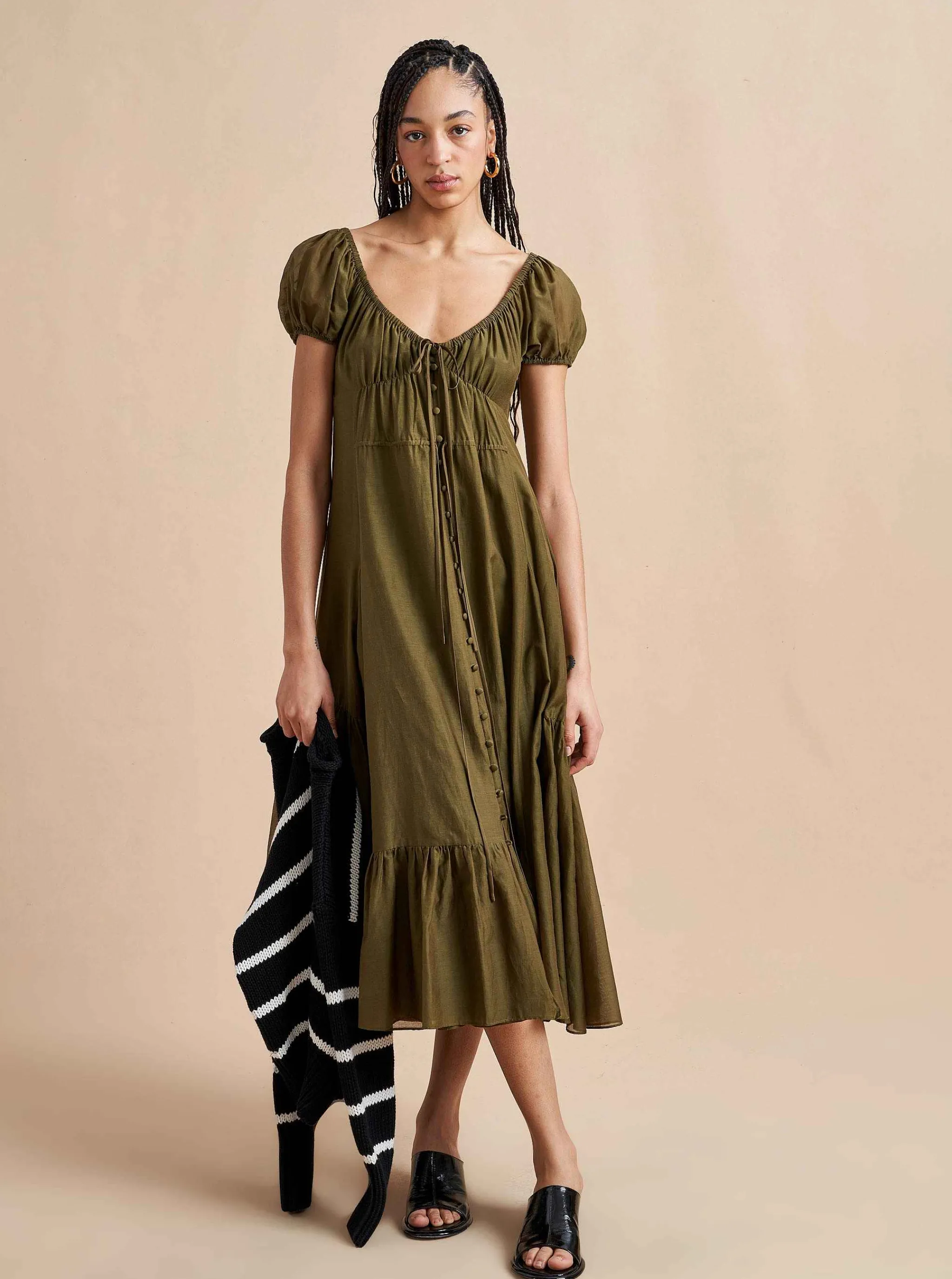 La Ligne Midi Dresses*Josie Dress Olive