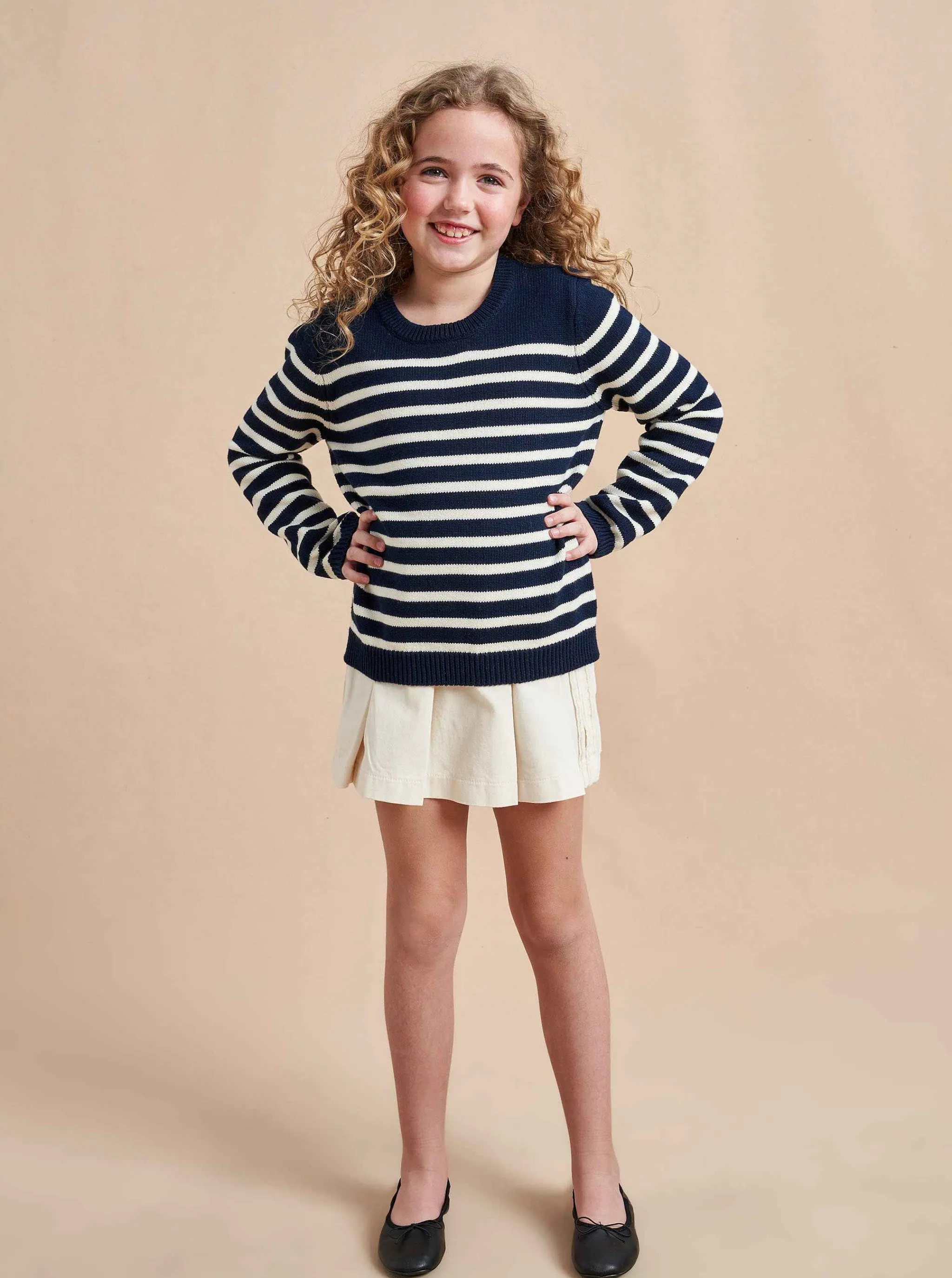 La Ligne Kids*Marini Sweater Navy/Cream