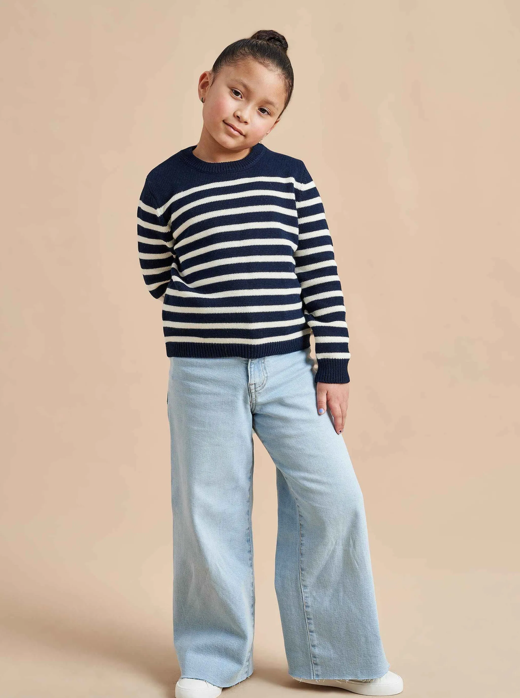 La Ligne Kids*Marini Sweater Navy/Cream