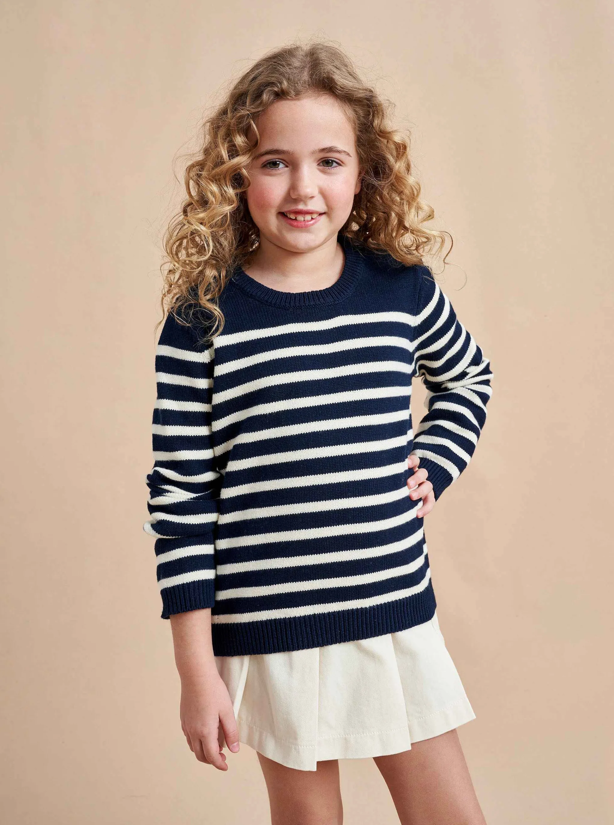 La Ligne Kids*Marini Sweater Navy/Cream