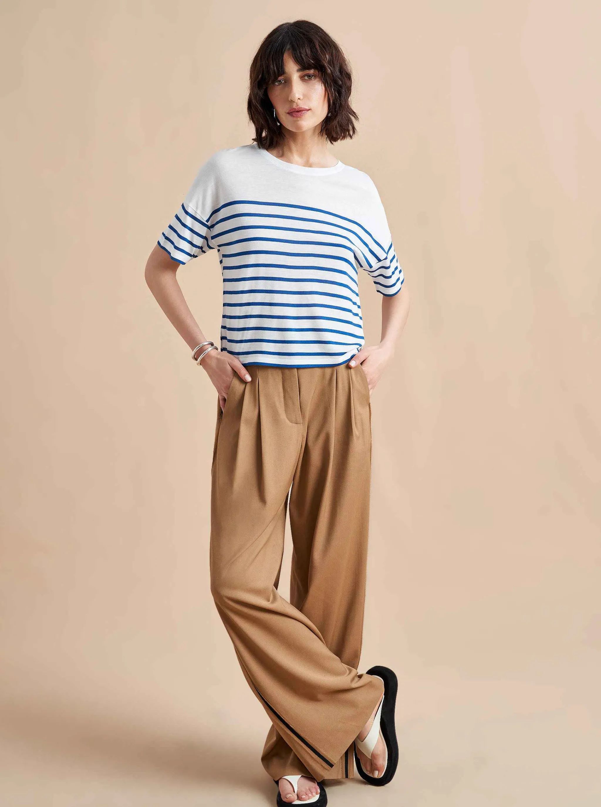 La Ligne Tees*Short Sleeve Teddy Tee