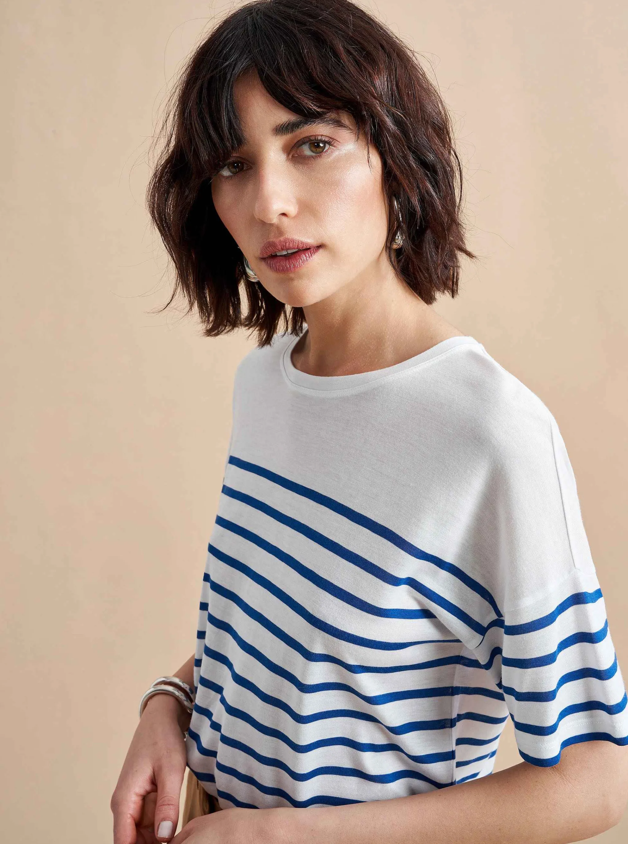 La Ligne Tees*Short Sleeve Teddy Tee