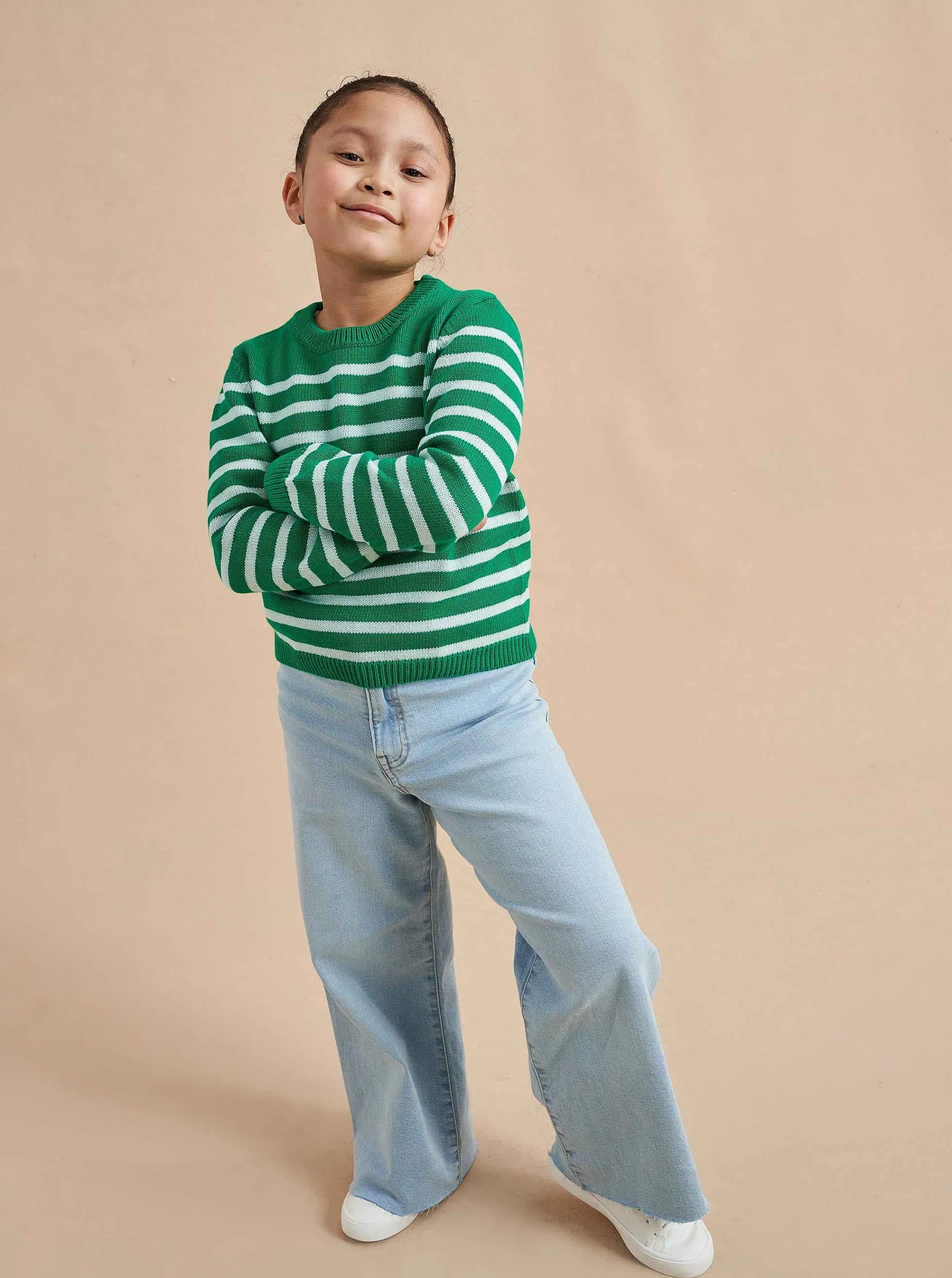 La Ligne Kids*Marini Sweater Kelly Green