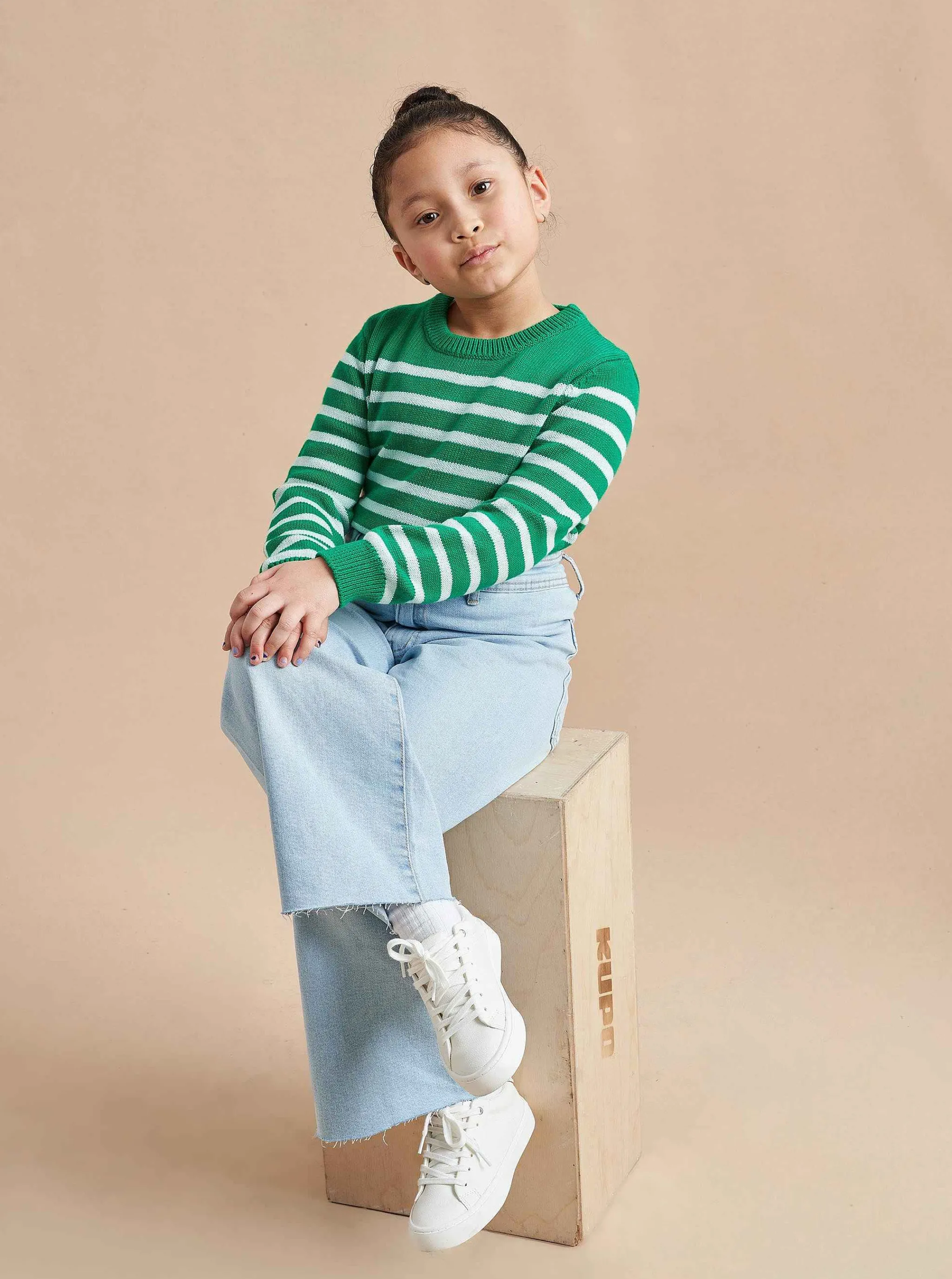 La Ligne Kids*Marini Sweater Kelly Green