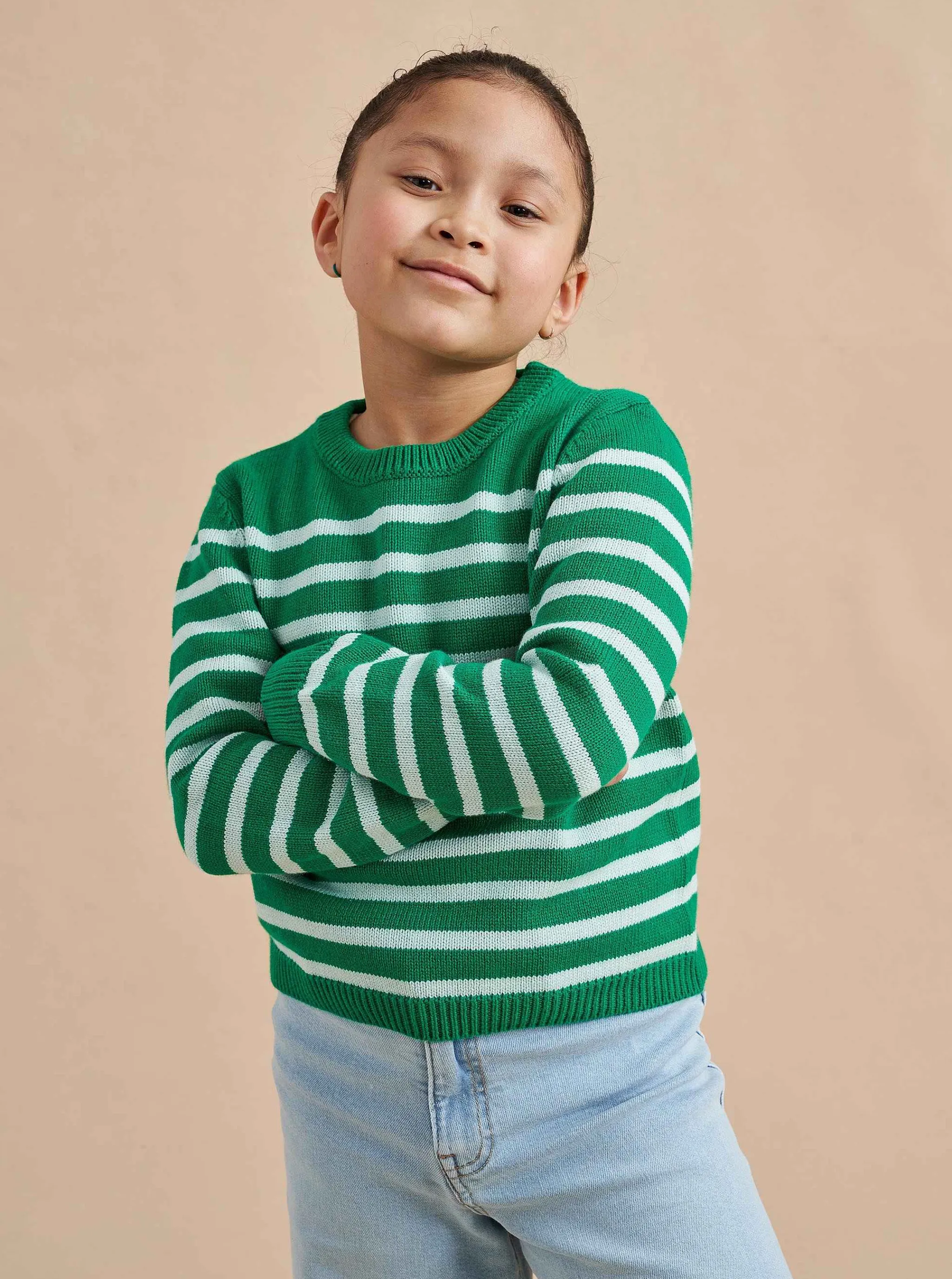 La Ligne Kids*Marini Sweater Kelly Green