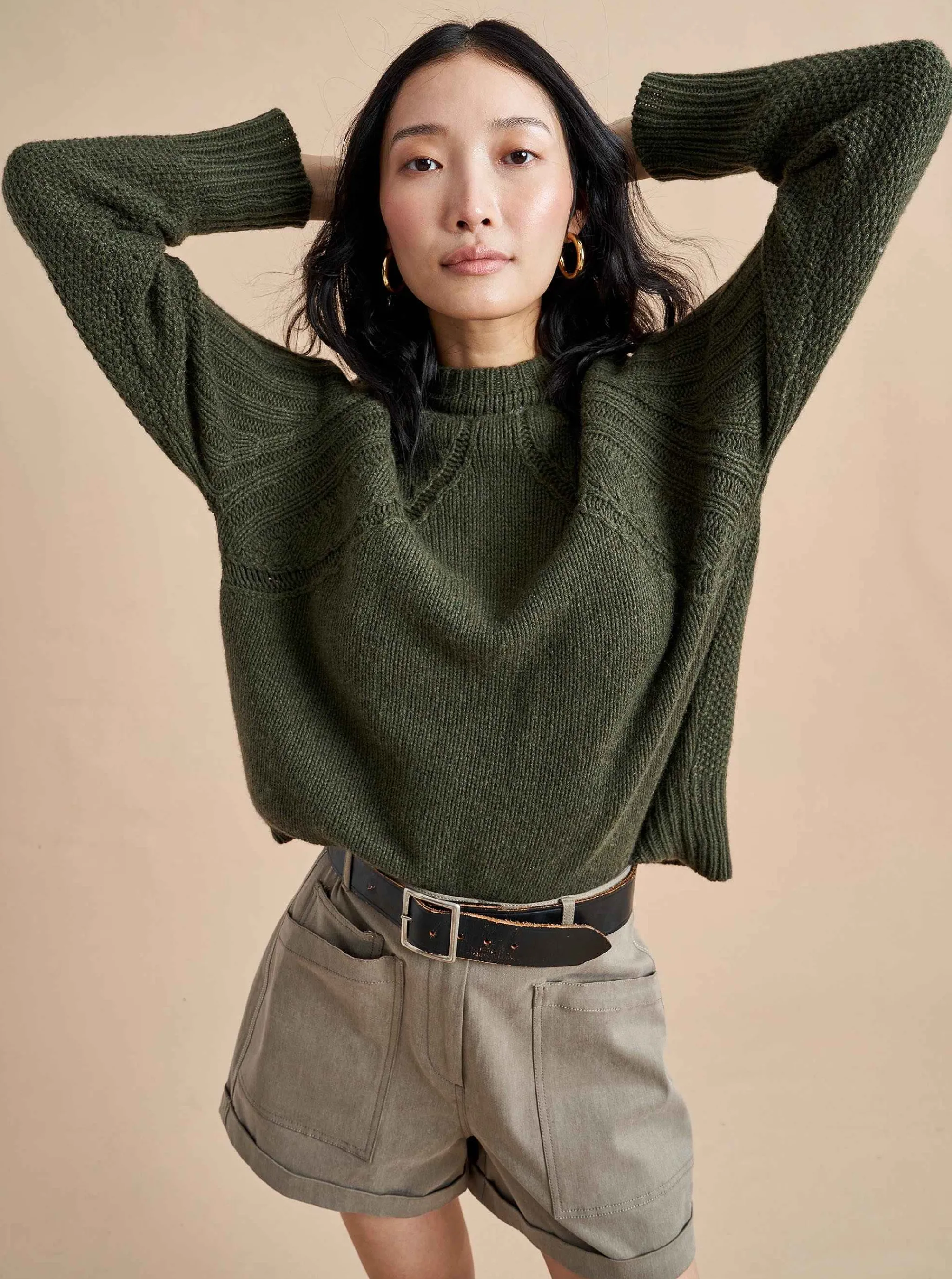 La Ligne Sweaters*Max Sweater Olive