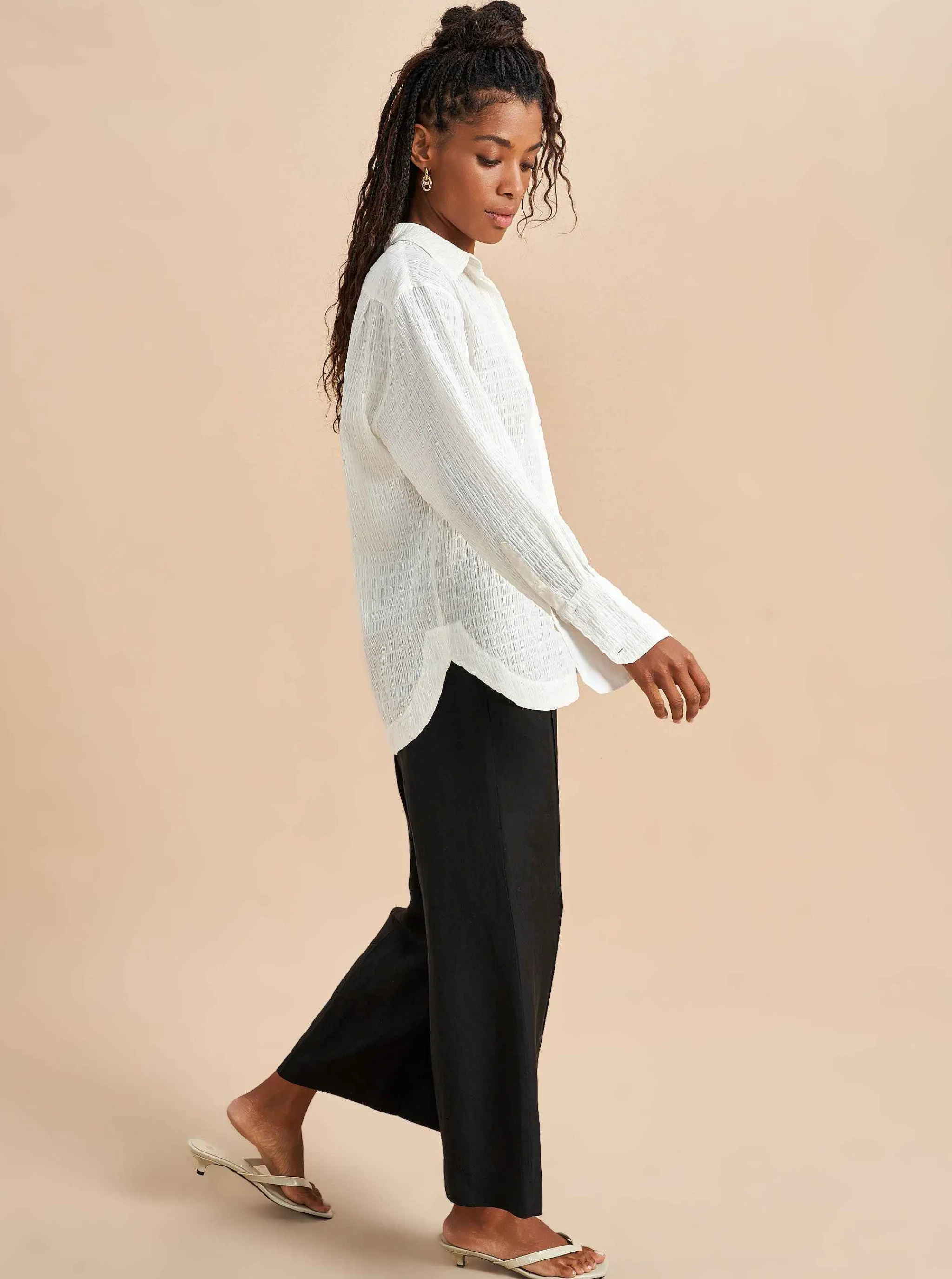 La Ligne Shirts*Textured Val Shirt
