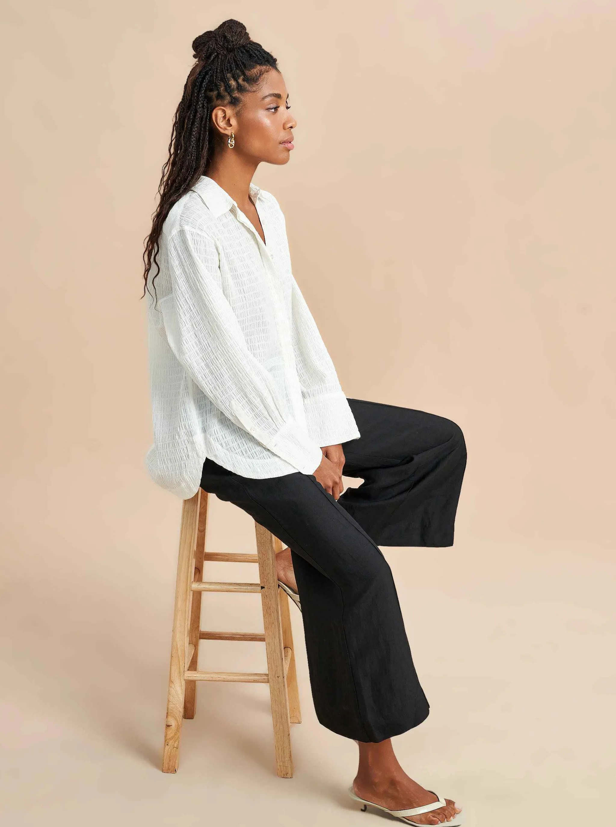 La Ligne Shirts*Textured Val Shirt
