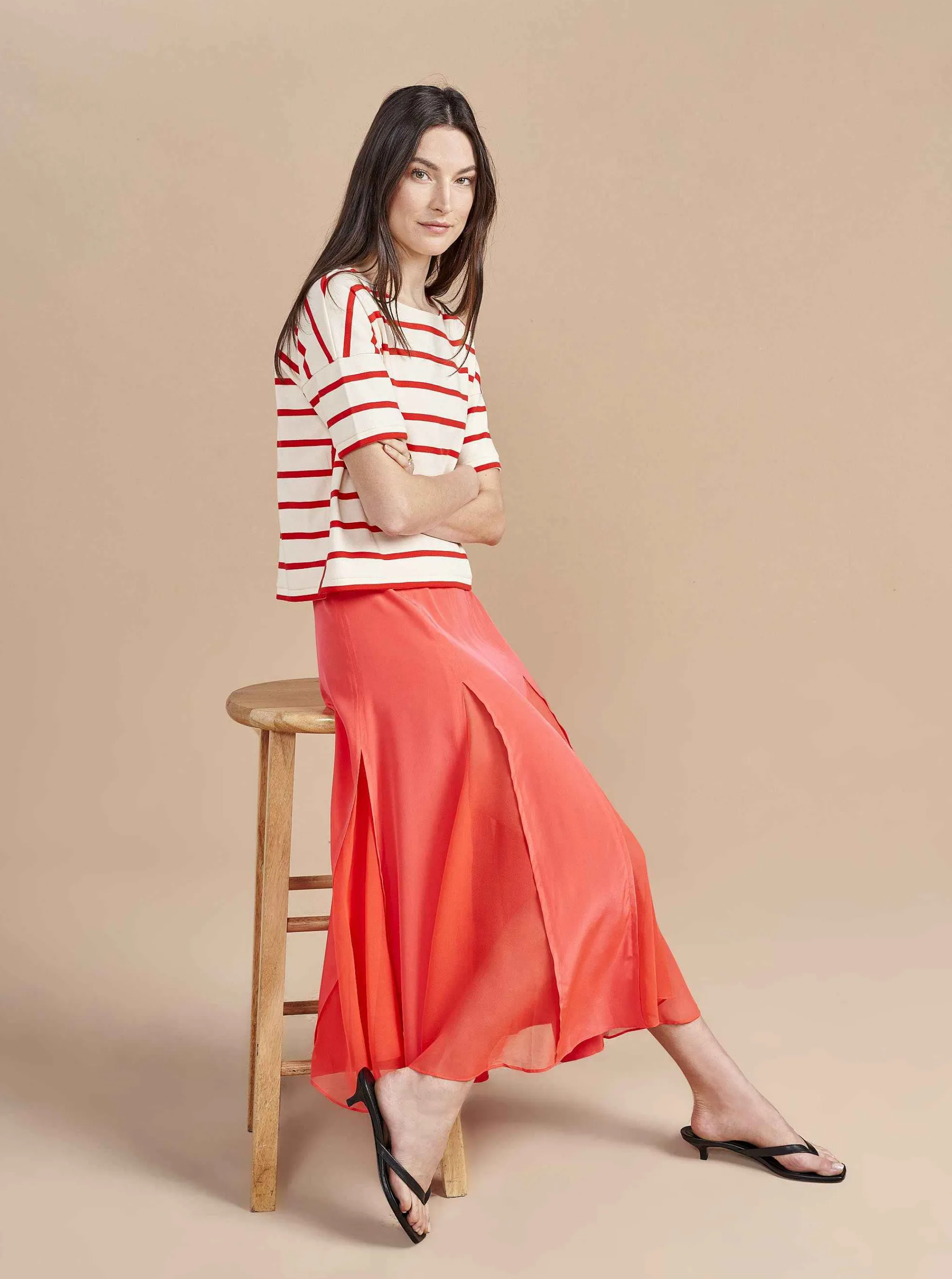 La Ligne Tops*Breton Short Sleeve Tee